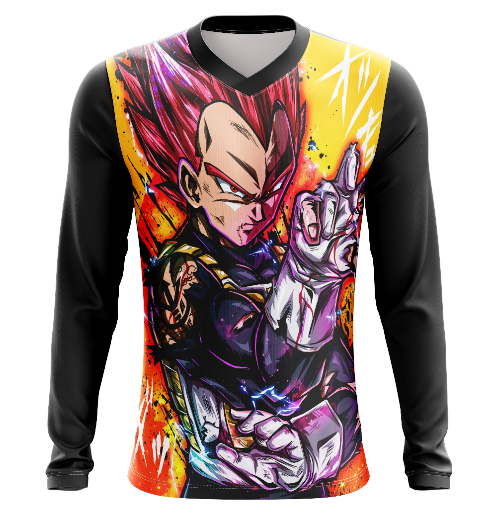 Vegeta SSJ God - Dragon Ball Super Long Sleeve T-Shirt
