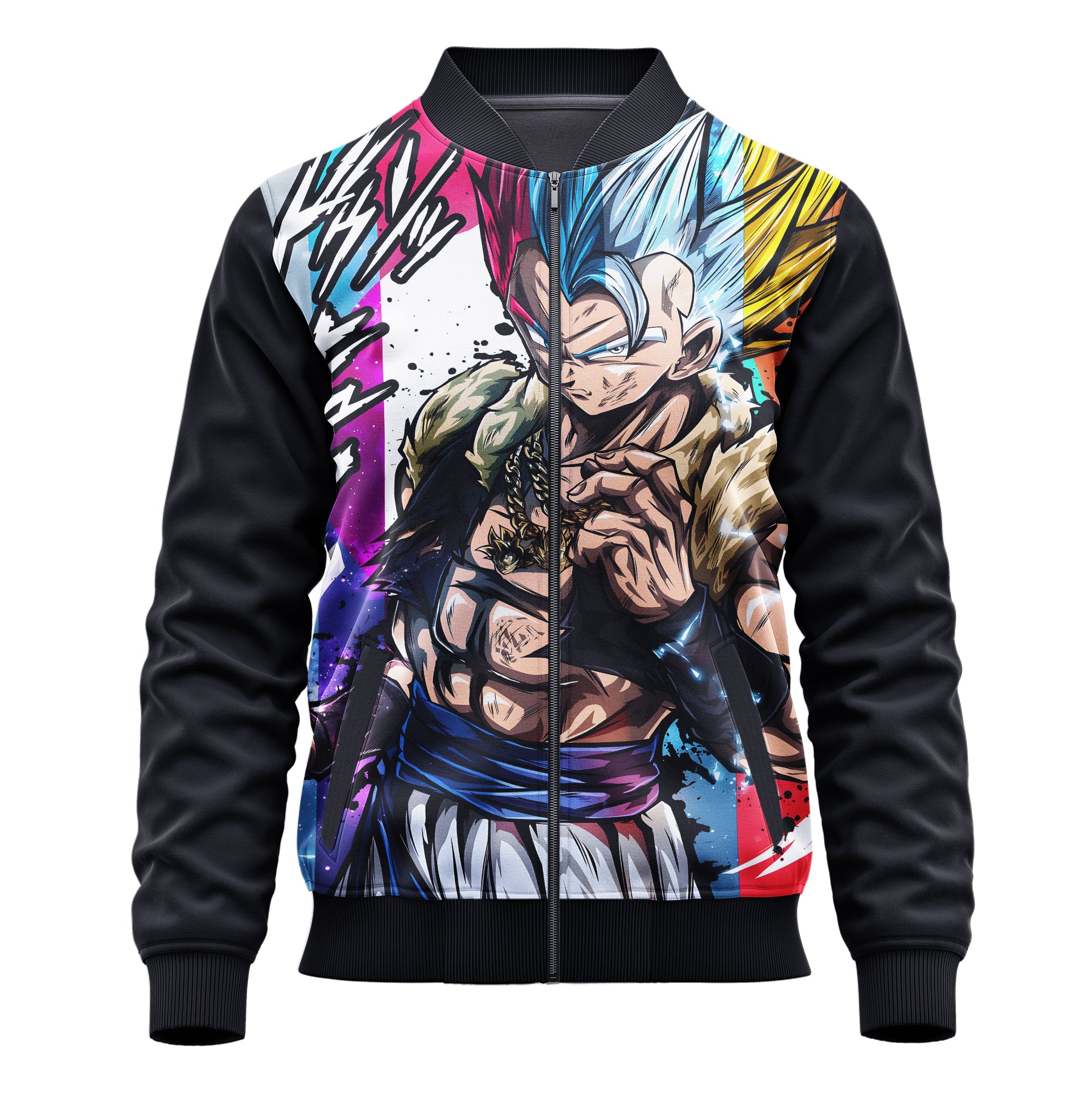Gogeta Blue (Dragon Ball Super) 3D Print Jacket - Adult & Kids Unisex