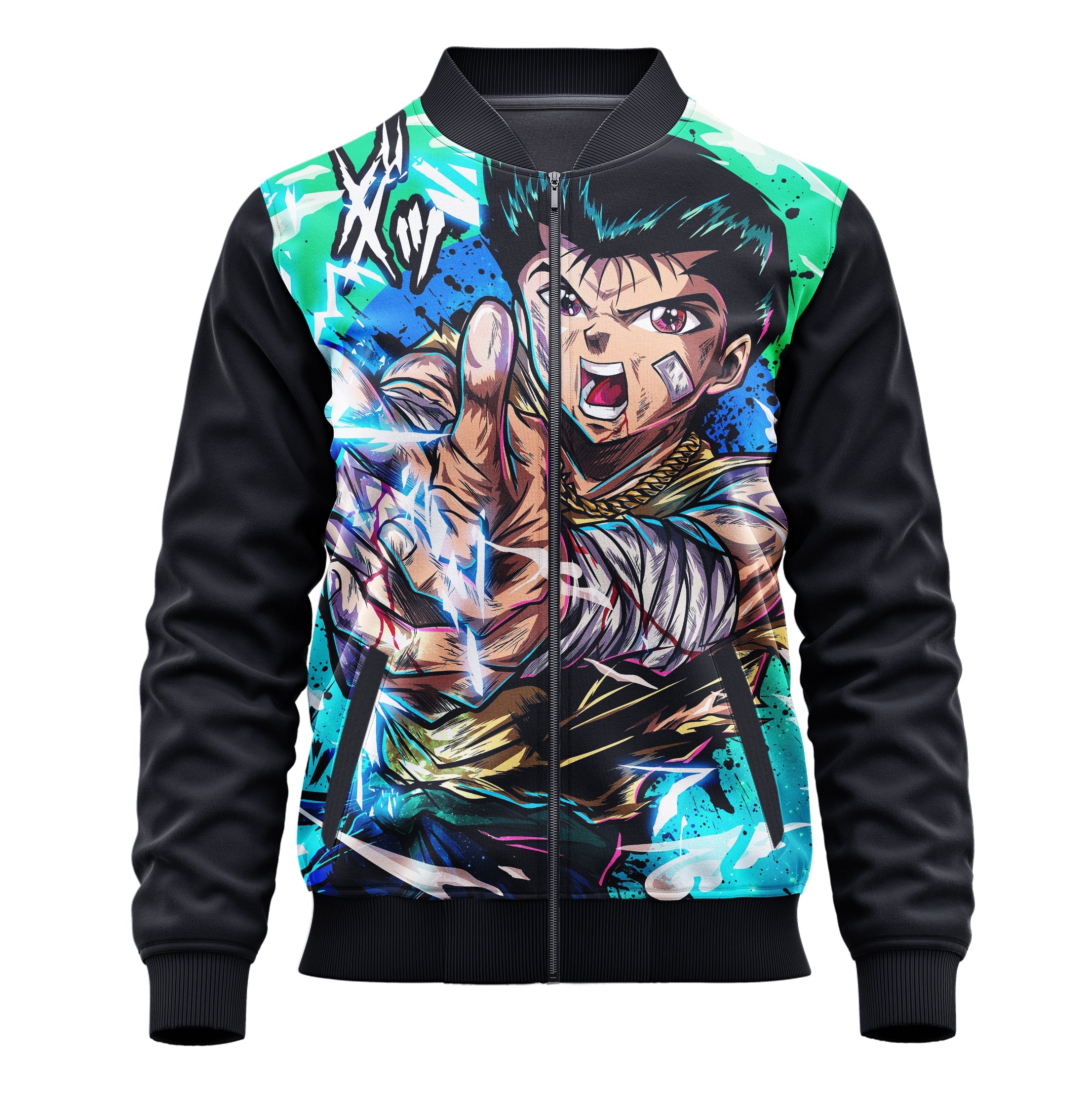 Yusuke Urameshi (Yu Yu Hakusho) 3D Print Jacket - Adult & Kids Unisex