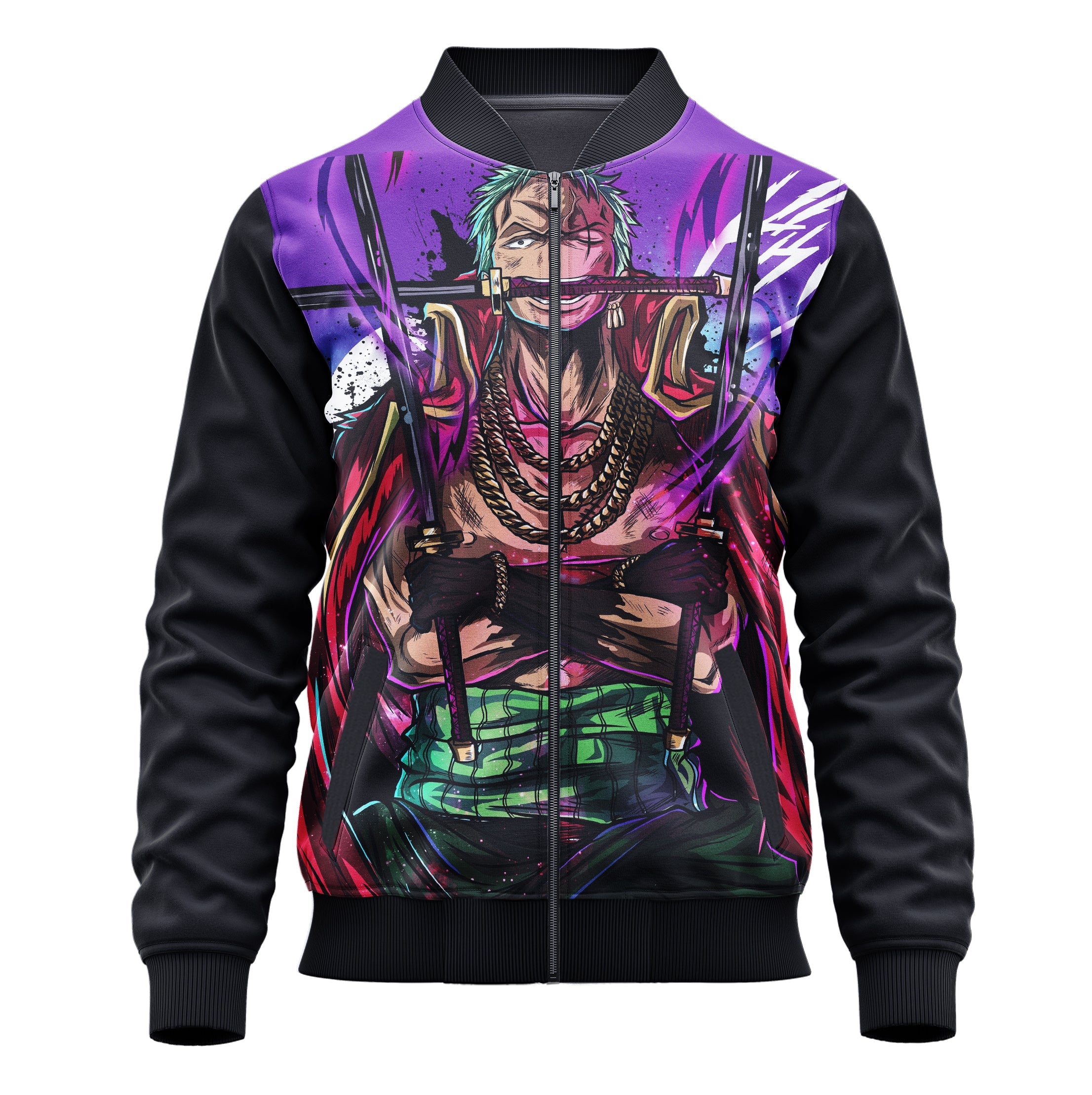 Roronoa Zoro (One Piece) 3D Print Jacket - Adult & Kids Unisex