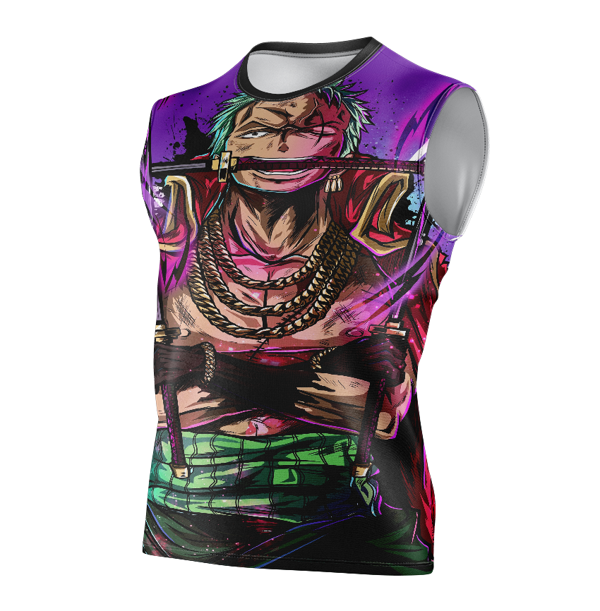 Roronoa Zoro One Piece Dry Fit T-Shirt - Tank Top 3D Print