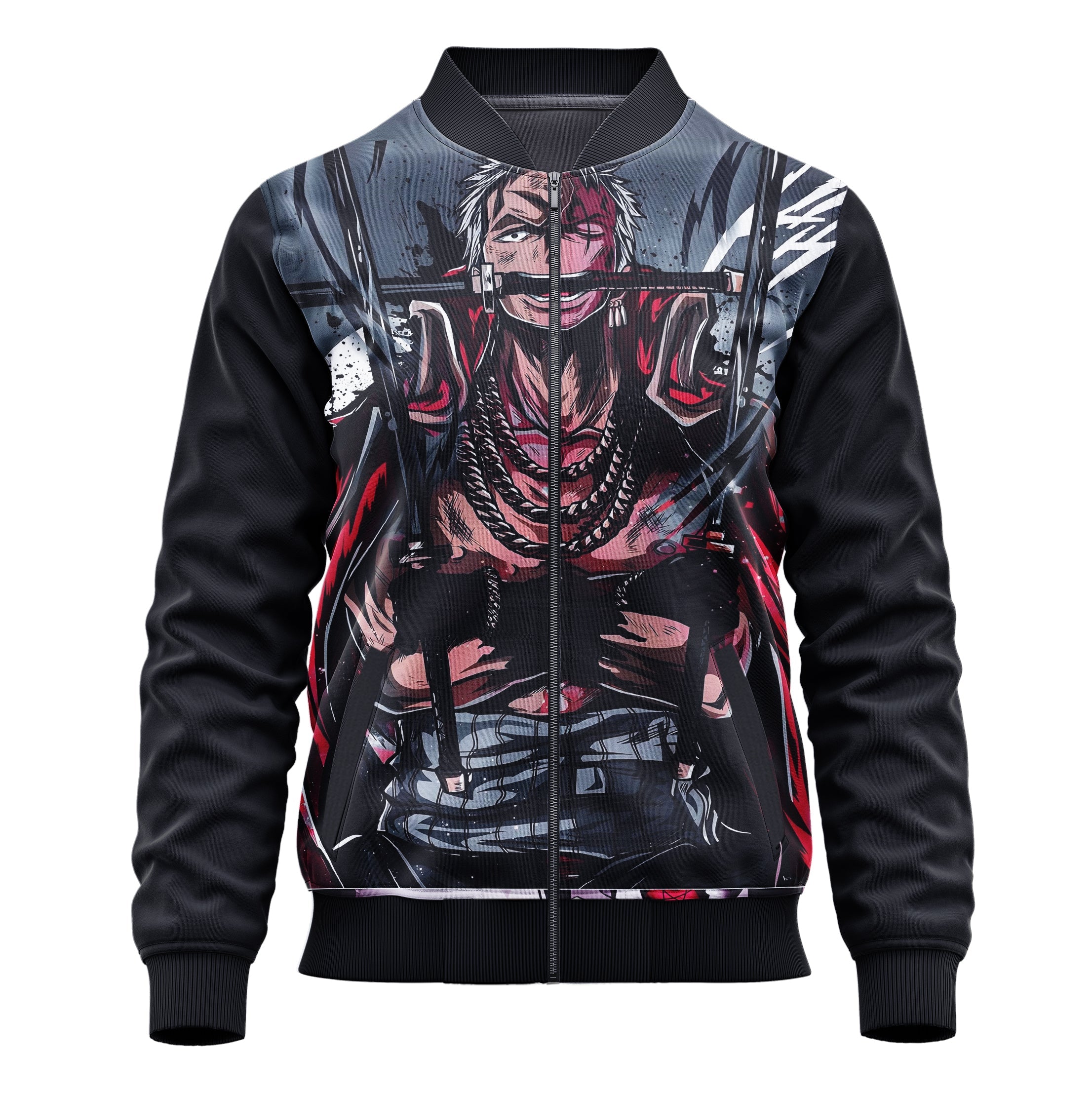 Zoro (One Piece) 3D Print Jacket - Adult & Kids Unisex