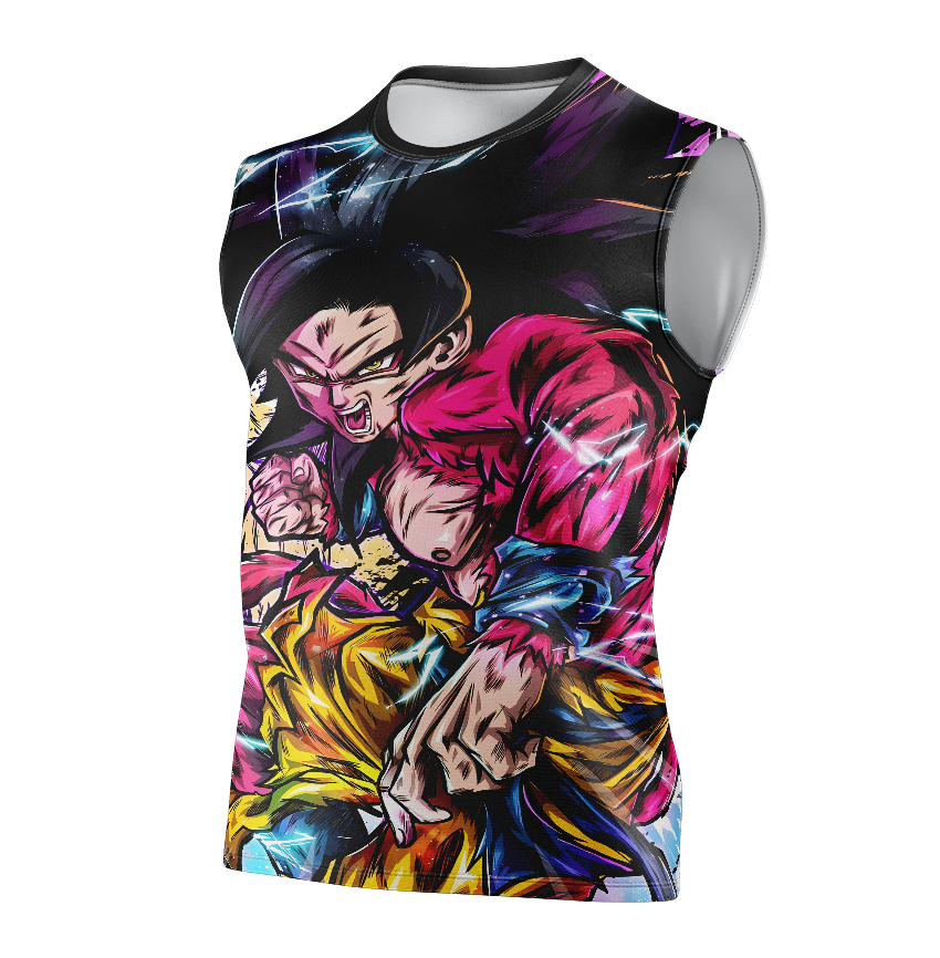 Goku SSJ4 Dragon Ball GT Dry Fit T-Shirt - Tank Top 3D Print