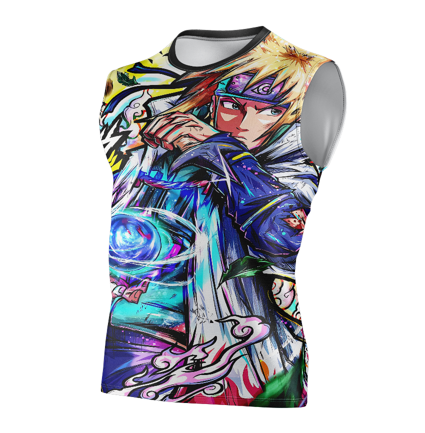 Minato Naruto Shippuden Dry Fit T-Shirt - Tank Top 3D Print