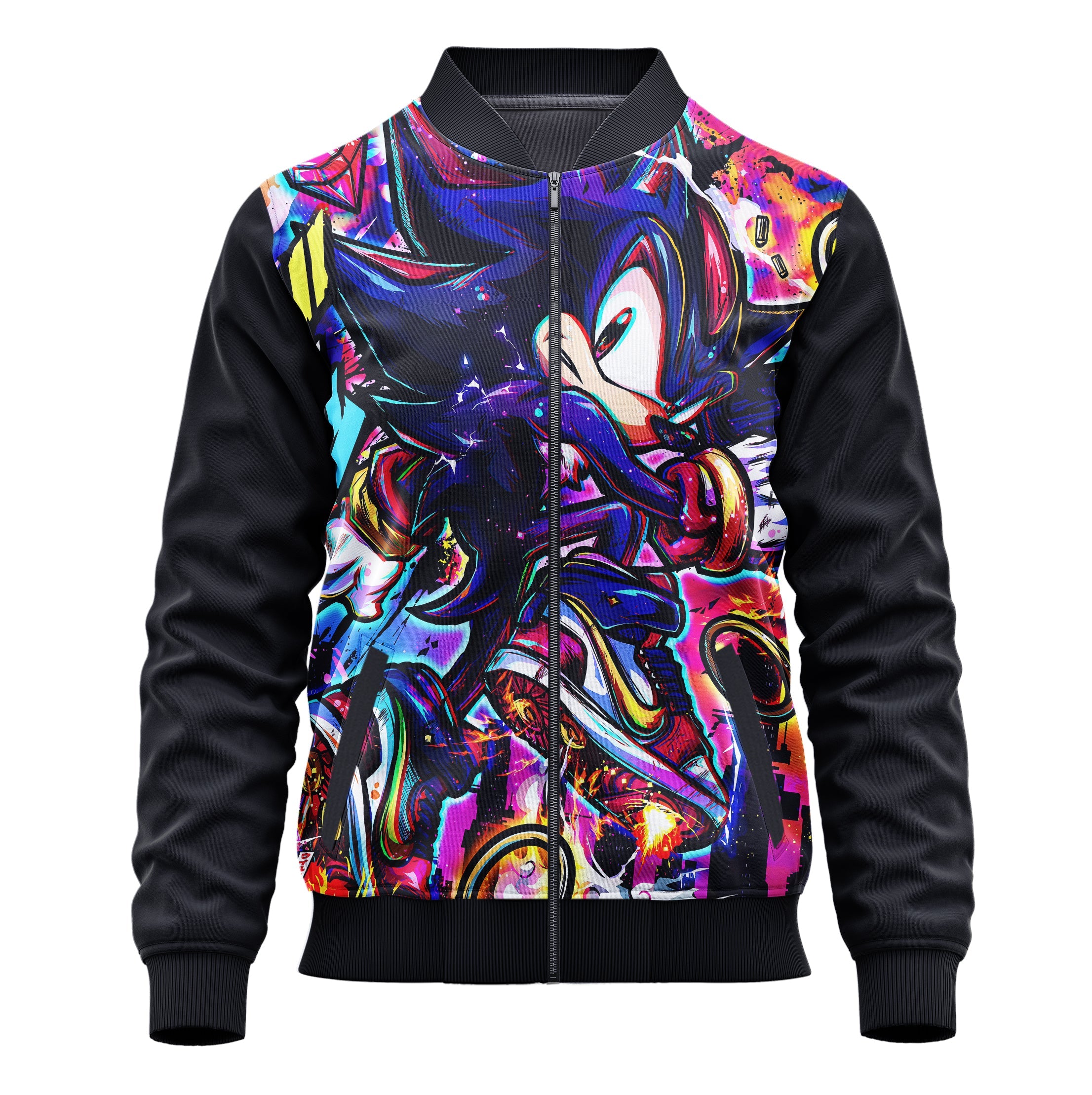 Sonic (Movie) 3D Print Jacket - Adult & Kids Unisex