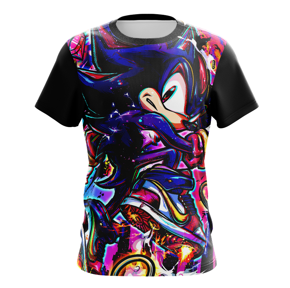 Sonic Movie Dry Fit T-Shirt - Long Sleeve 3D Print