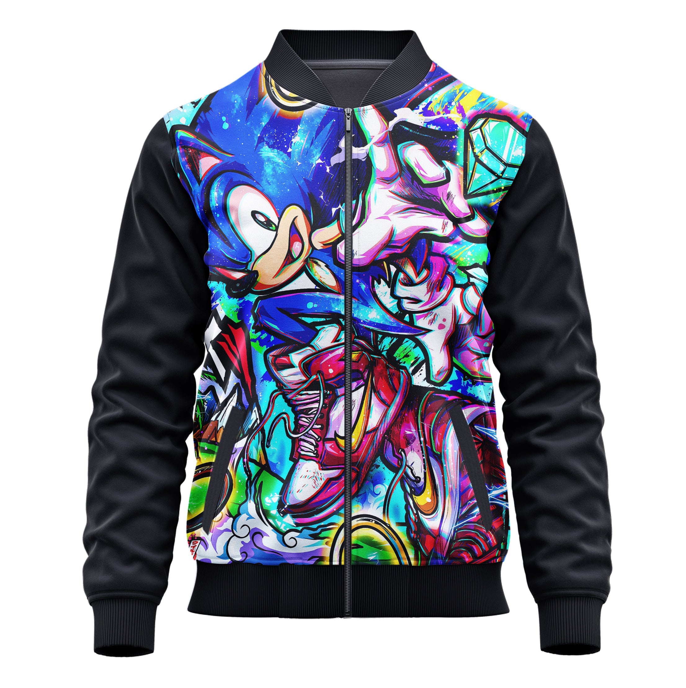 Sonic 2 (Movie) 3D Print Jacket - Adult & Kids Unisex