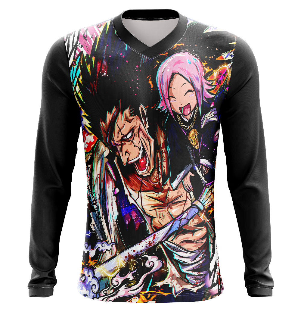 Kenpachi Zaraki & Yachiru Bleach Dry Fit T-Shirt - Tank Top 3D Print