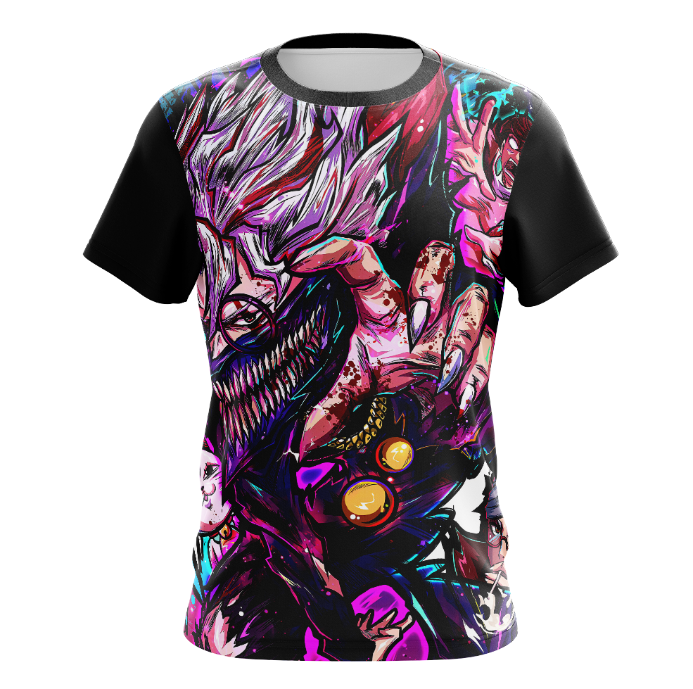 Okarun Dandadan Dry Fit T-Shirt - Long Sleeve 3D Print