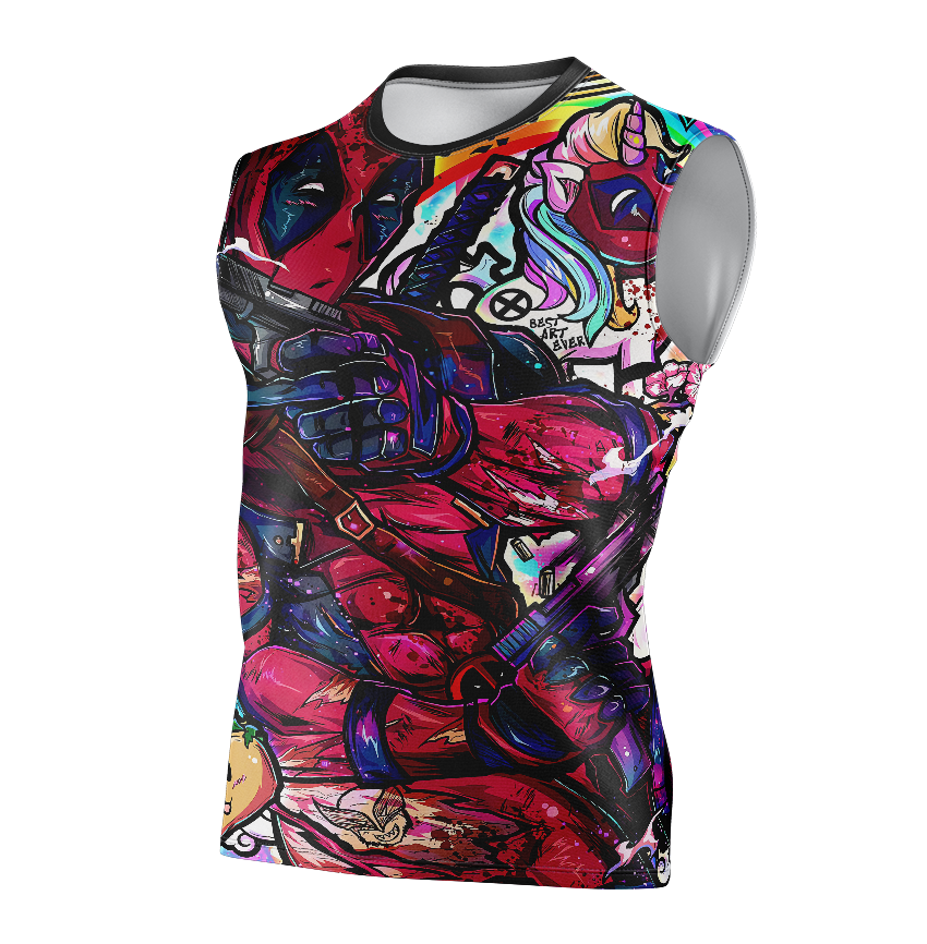 Deadpool & Wolverine Movie Dry Fit T-Shirt - Tank Top 3D Print