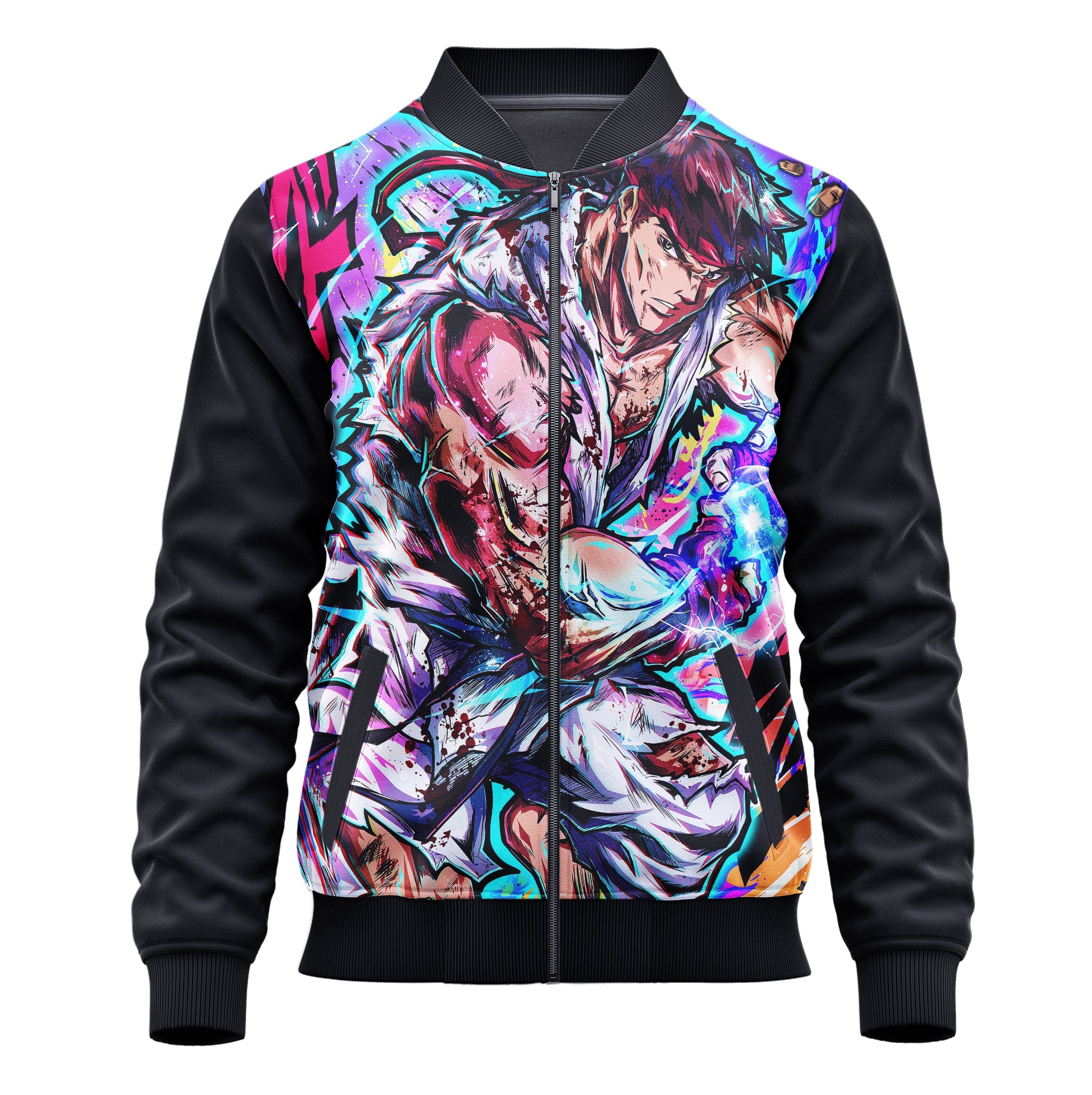 Ryu (Street Fighter) 3D Print Jacket - Adult & Kids Unisex