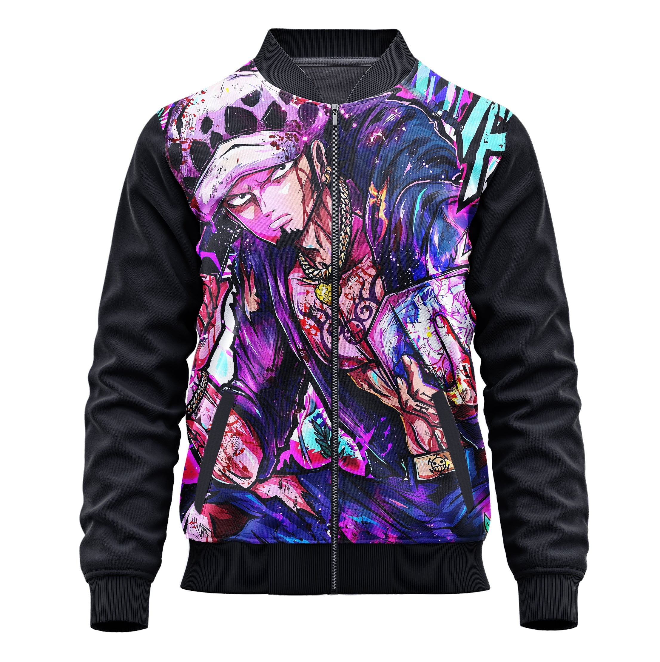 Trafalgar Law (One Piece) 3D Print Jacket - Adult & Kids Unisex
