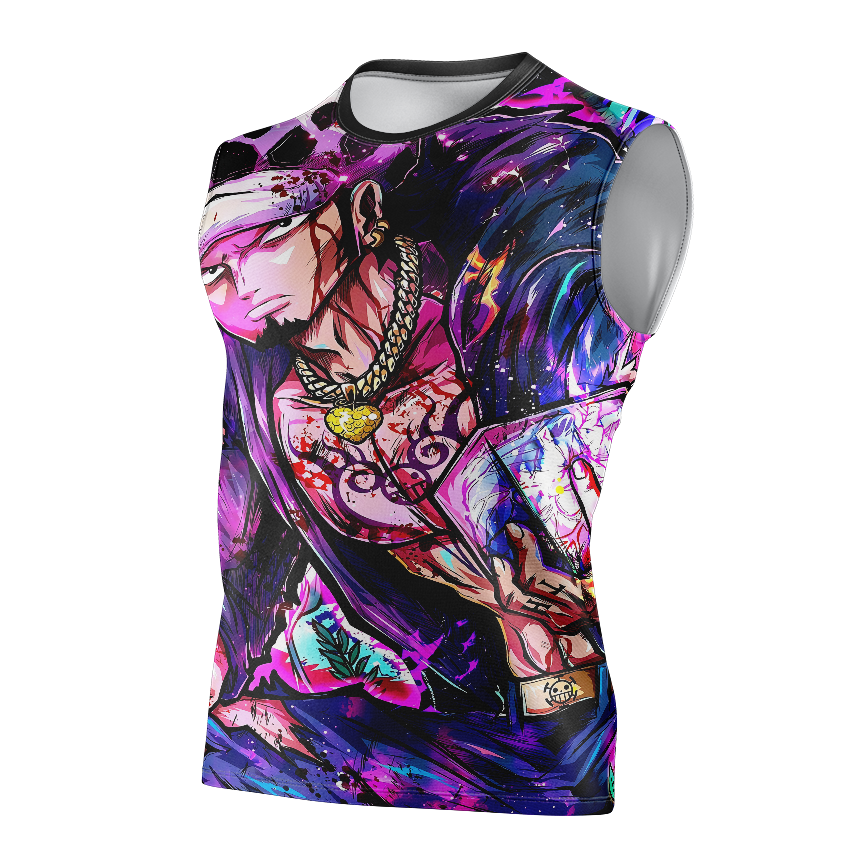 Trafalgar Law One Piece Dry Fit T-Shirt - Short Sleeve 3D Print