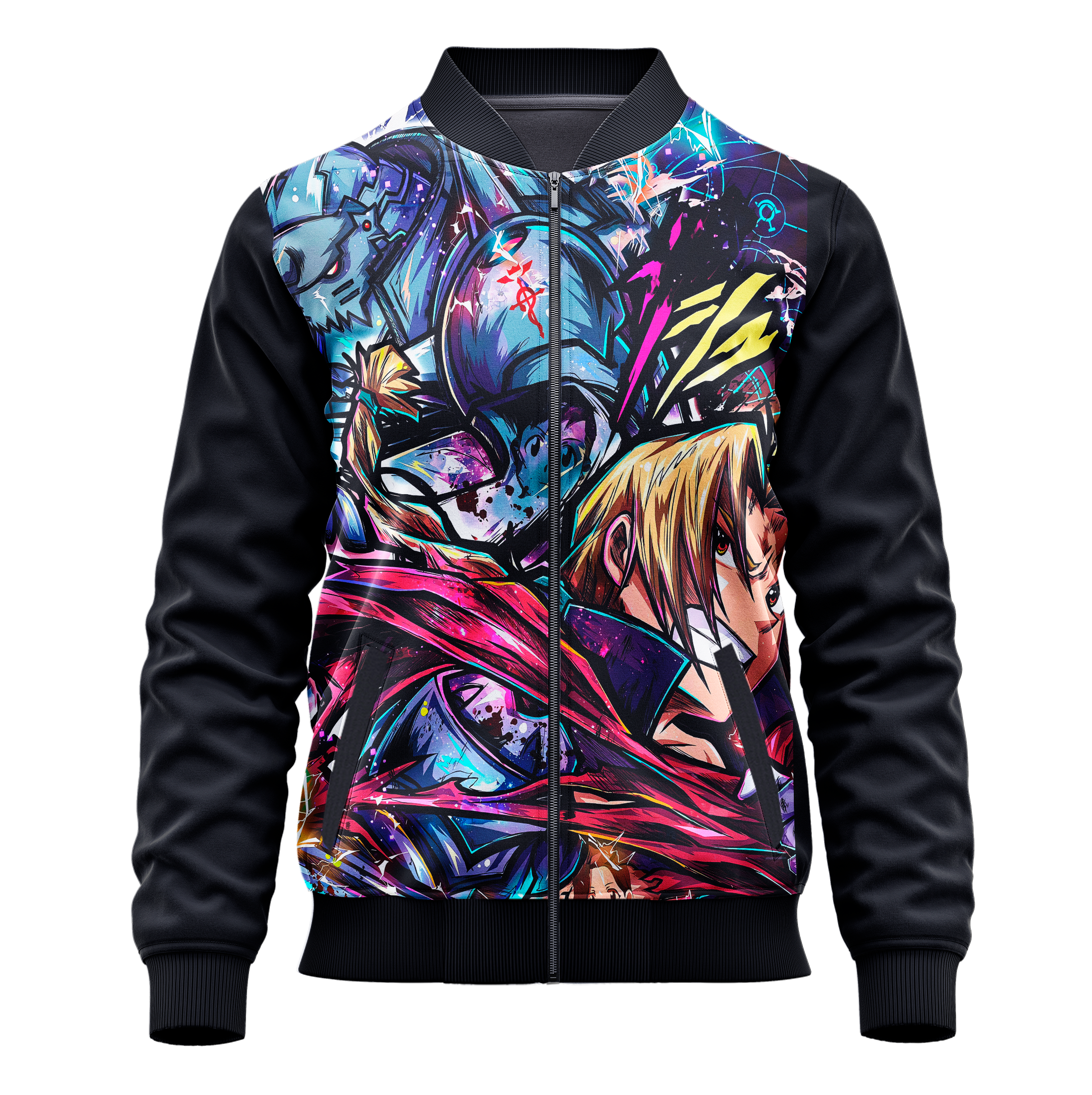 Elric Brothers (Fullmetal Alchemist) 3D Print Jacket - Adult & Kids Unisex