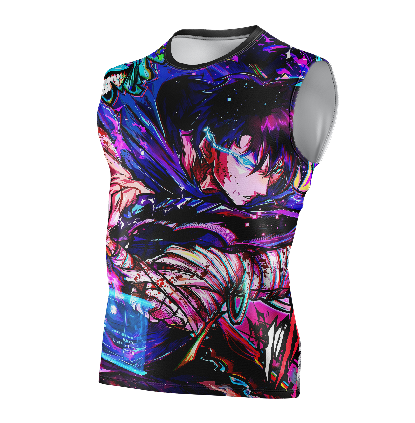 Sung Jin-Woo Solo Leveling Dry Fit T-Shirt - Short Sleeve 3D Print