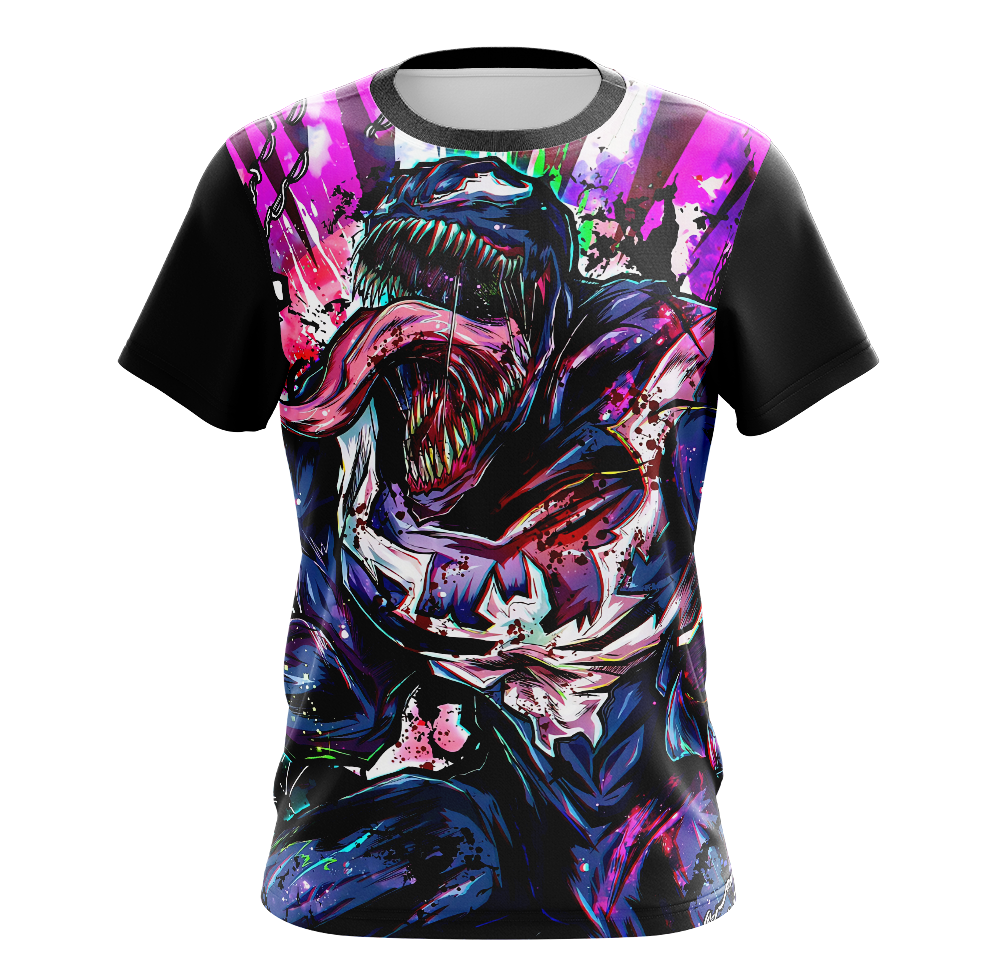 Venom (Eddie Brock) Dry Fit T-Shirt - Short Sleeve 3D Print