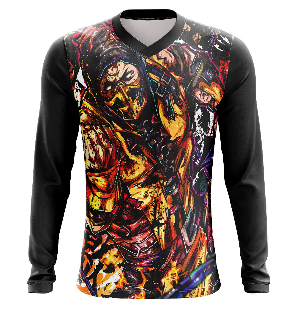 Scorpion Mortal Kombat Dry Fit T-Shirt - Tank Top 3D Print