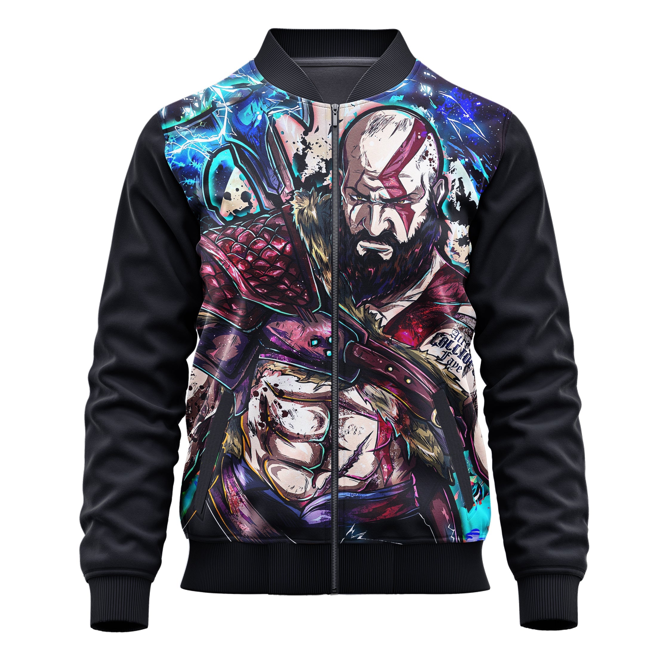 Kratos (God of War) 3D Print Jacket - Adult & Kids Unisex