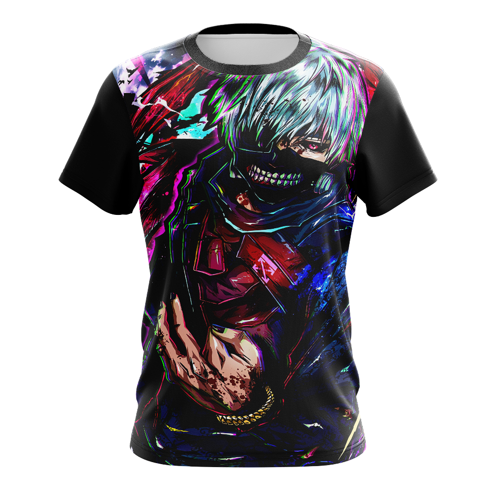 Kaneki Tokyo Ghoul Dry Fit T-Shirt - Tank Top 3D Print