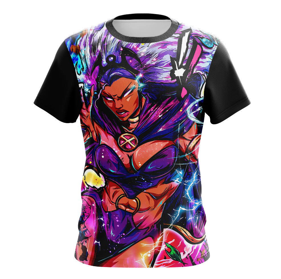 Storm X-Men '97 Dry Fit T-Shirt - Long Sleeve 3D Print