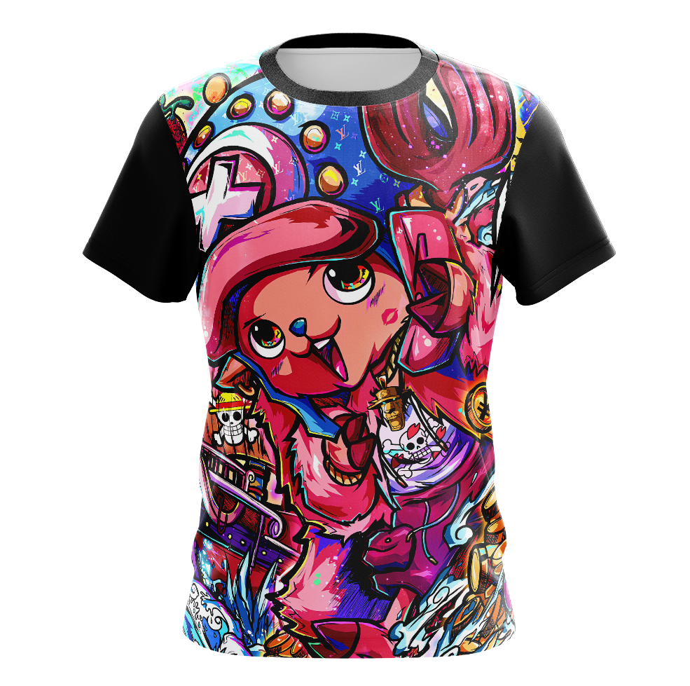 Chopper One Piece Dry Fit T-Shirt - Short Sleeve 3D Print