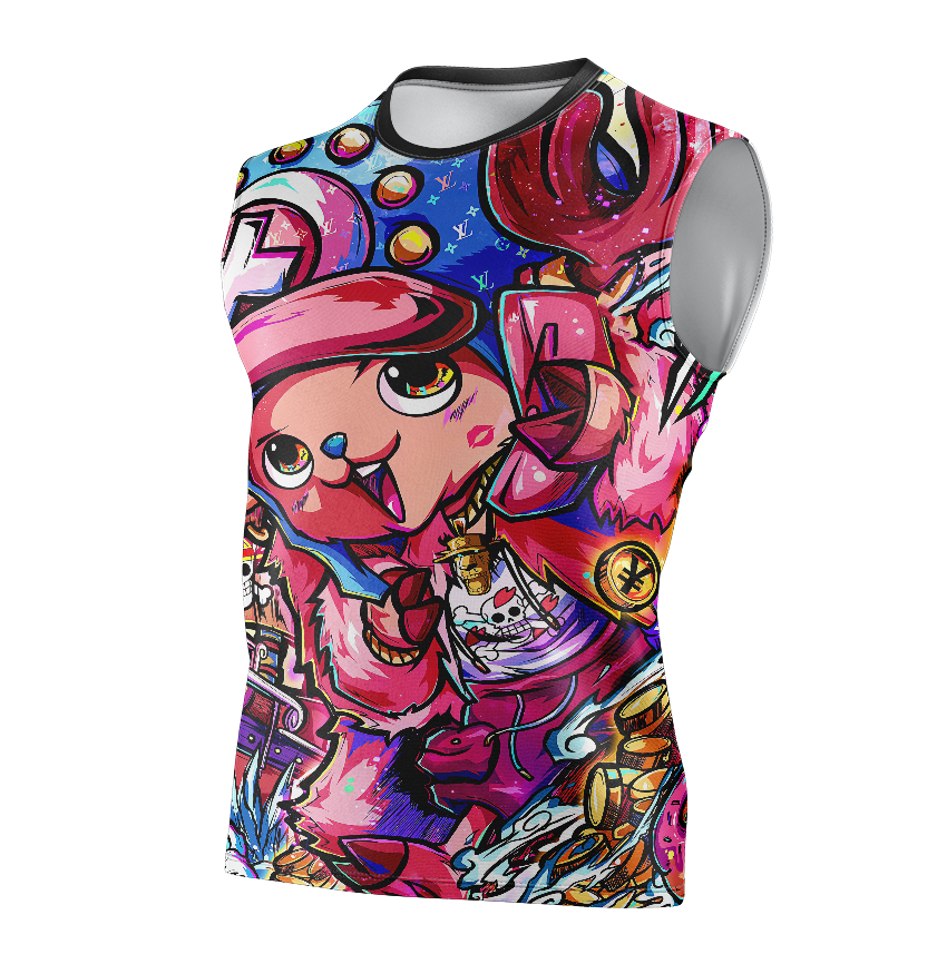 Chopper One Piece Dry Fit T-Shirt - Long Sleeve 3D Print