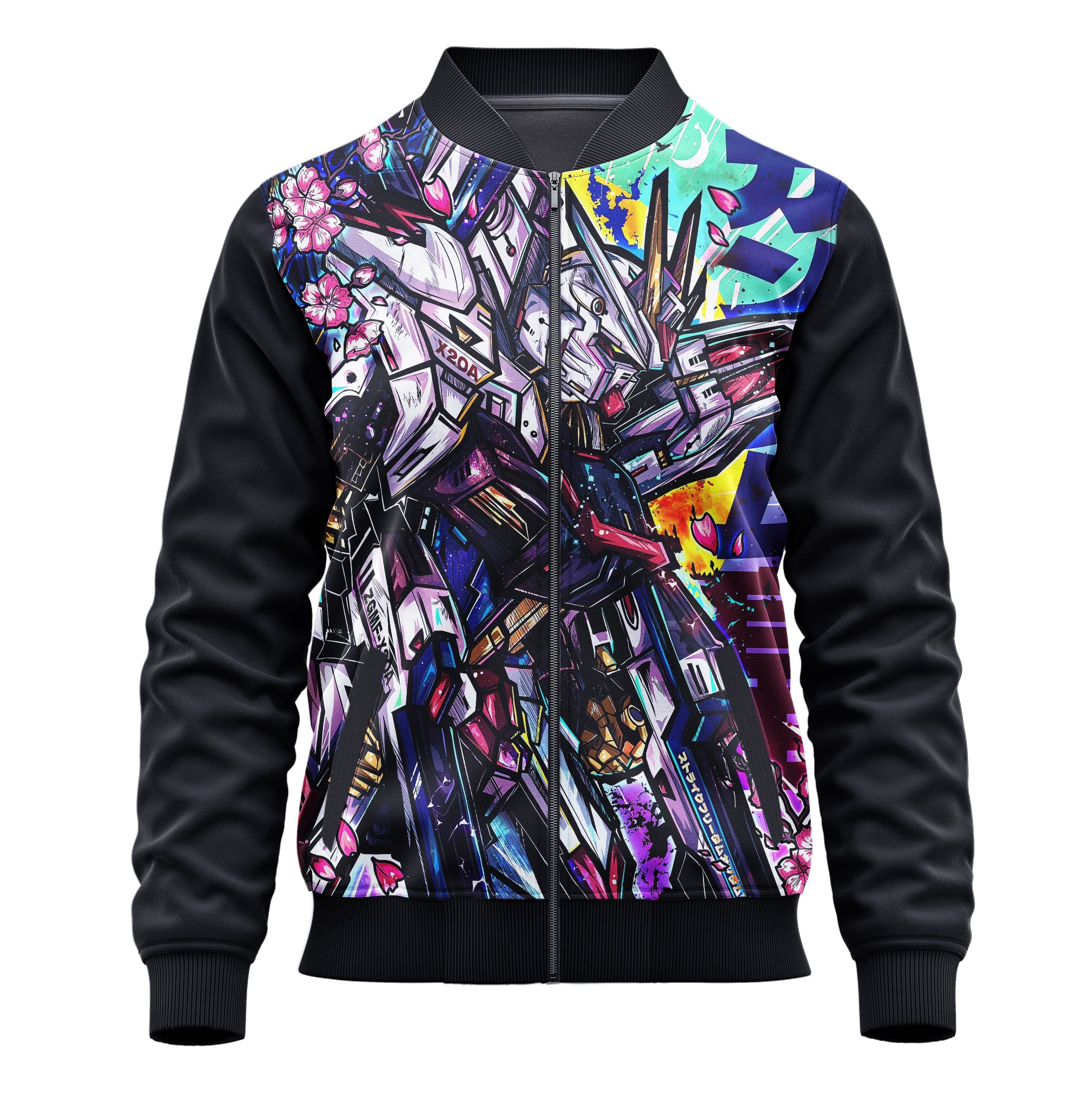Mobile Suit Gundam 3D Print Jacket - Adult & Kids Unisex