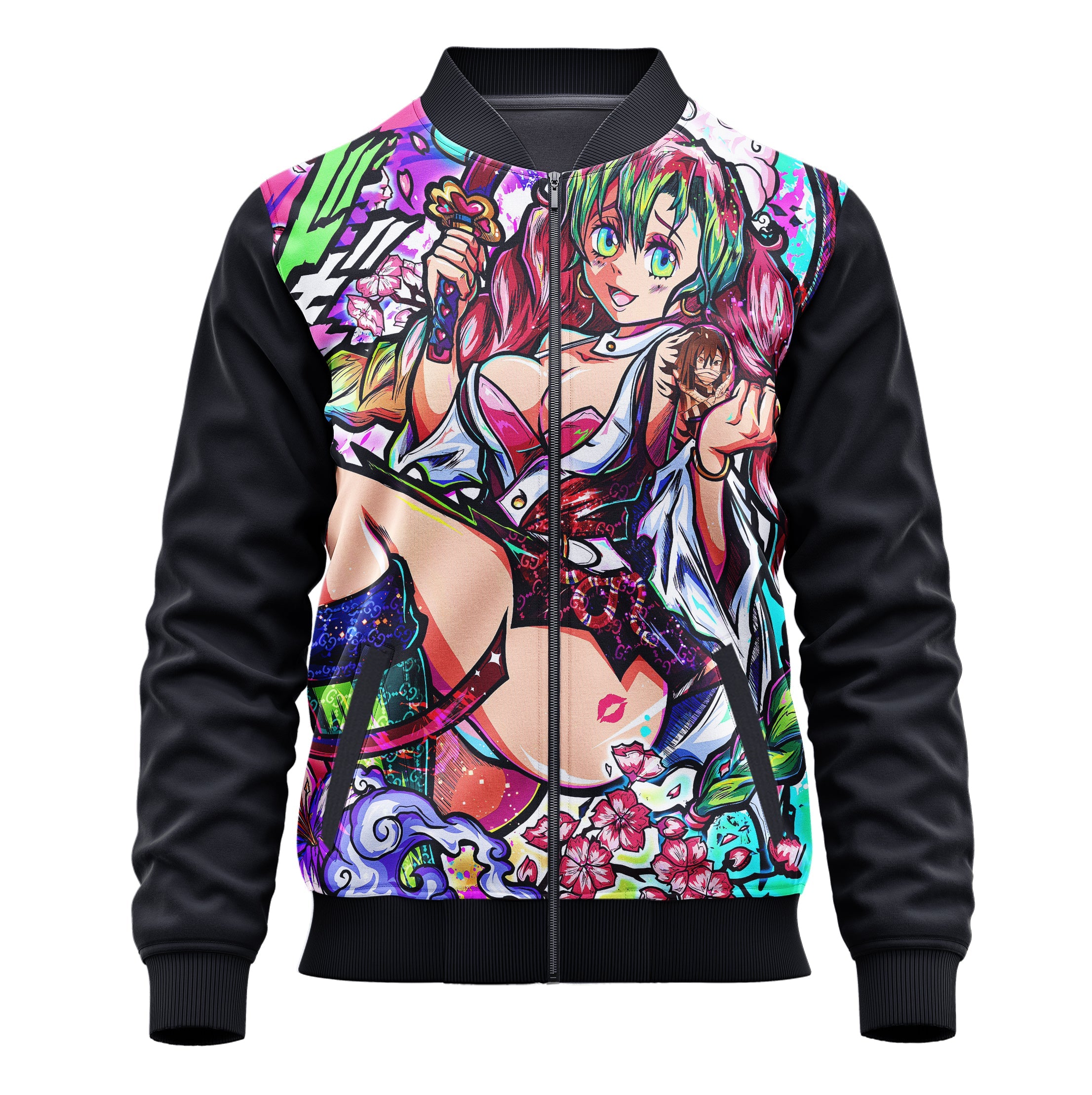 Mitsuri Kanroji (Demon Slayer) 3D Print Jacket - Adult & Kids Unisex