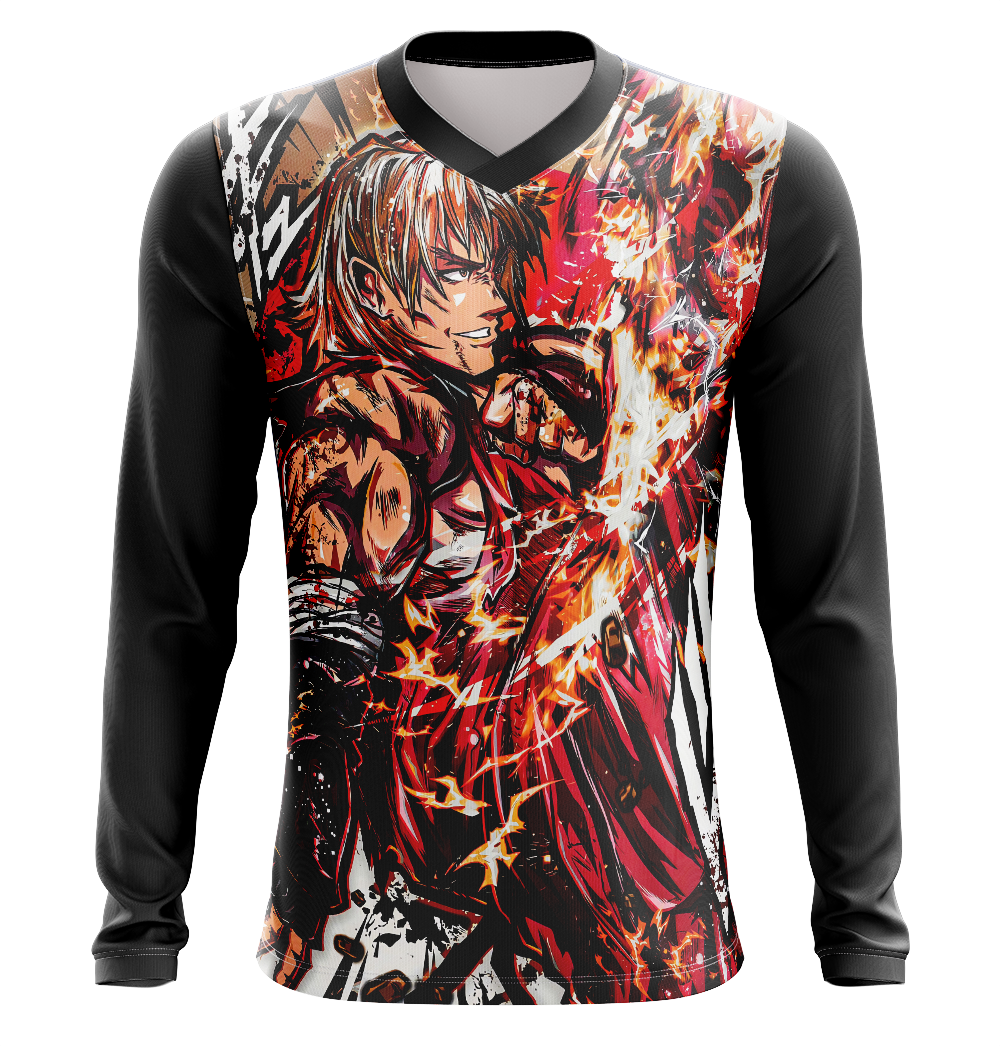 Ken Masters Street Fighter Tank Top - Cosplay Dry Fit Shirt