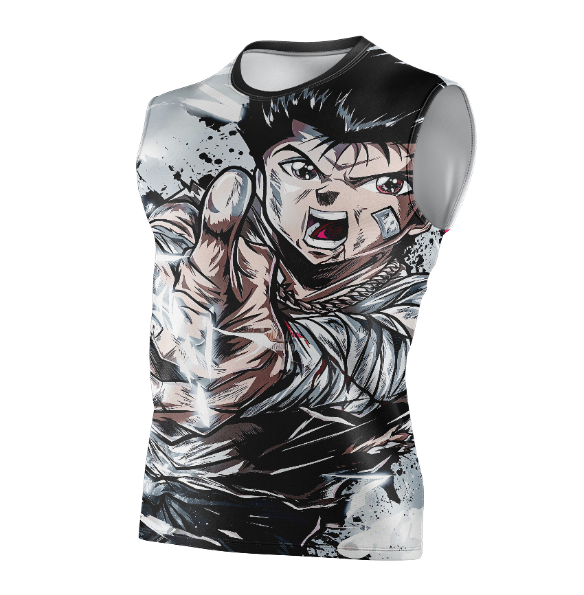 Yusuke Urameshi Yu Yu Hakusho Long Sleeve Shirt - Anime Cosplay Dry Fit Shirt