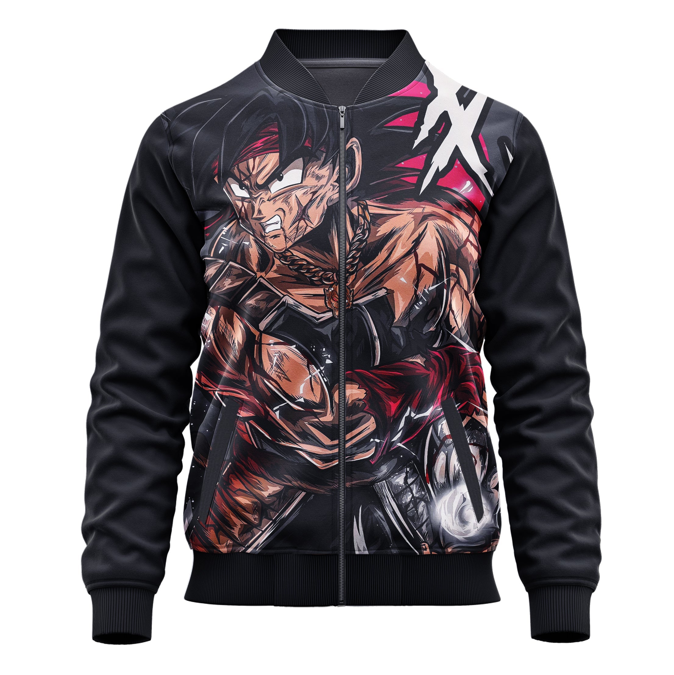 Bardock (Dragon Ball) 3D Print Jacket - Adult & Kids Unisex