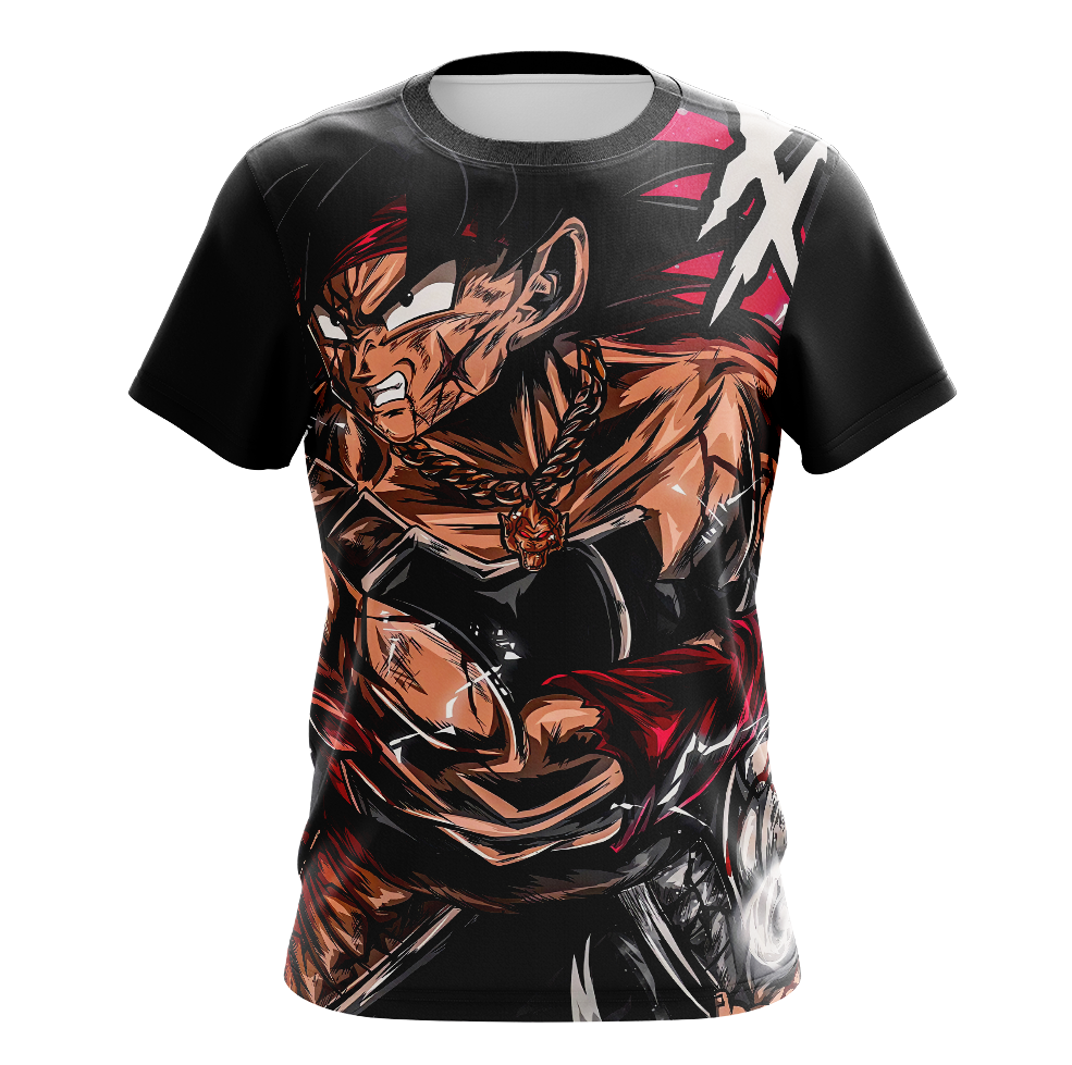 Bardock Dragon Ball Short Sleeve Shirt - Anime Cosplay Dry Fit Shirt