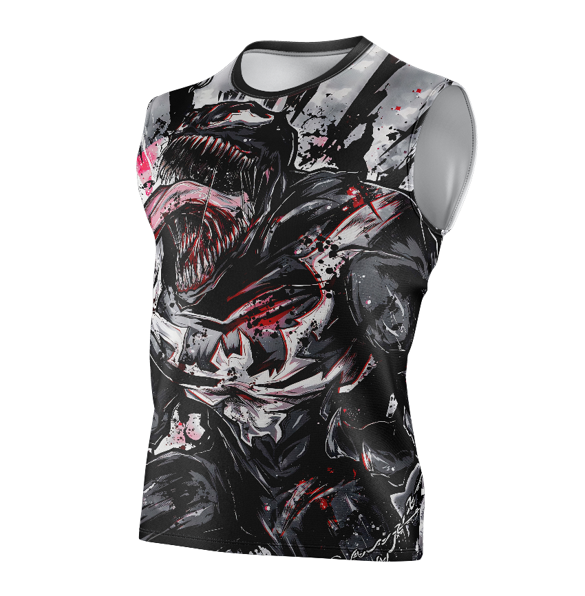 Eddie Brock Venom Short Sleeve Shirt - Cosplay Dry Fit Shirt