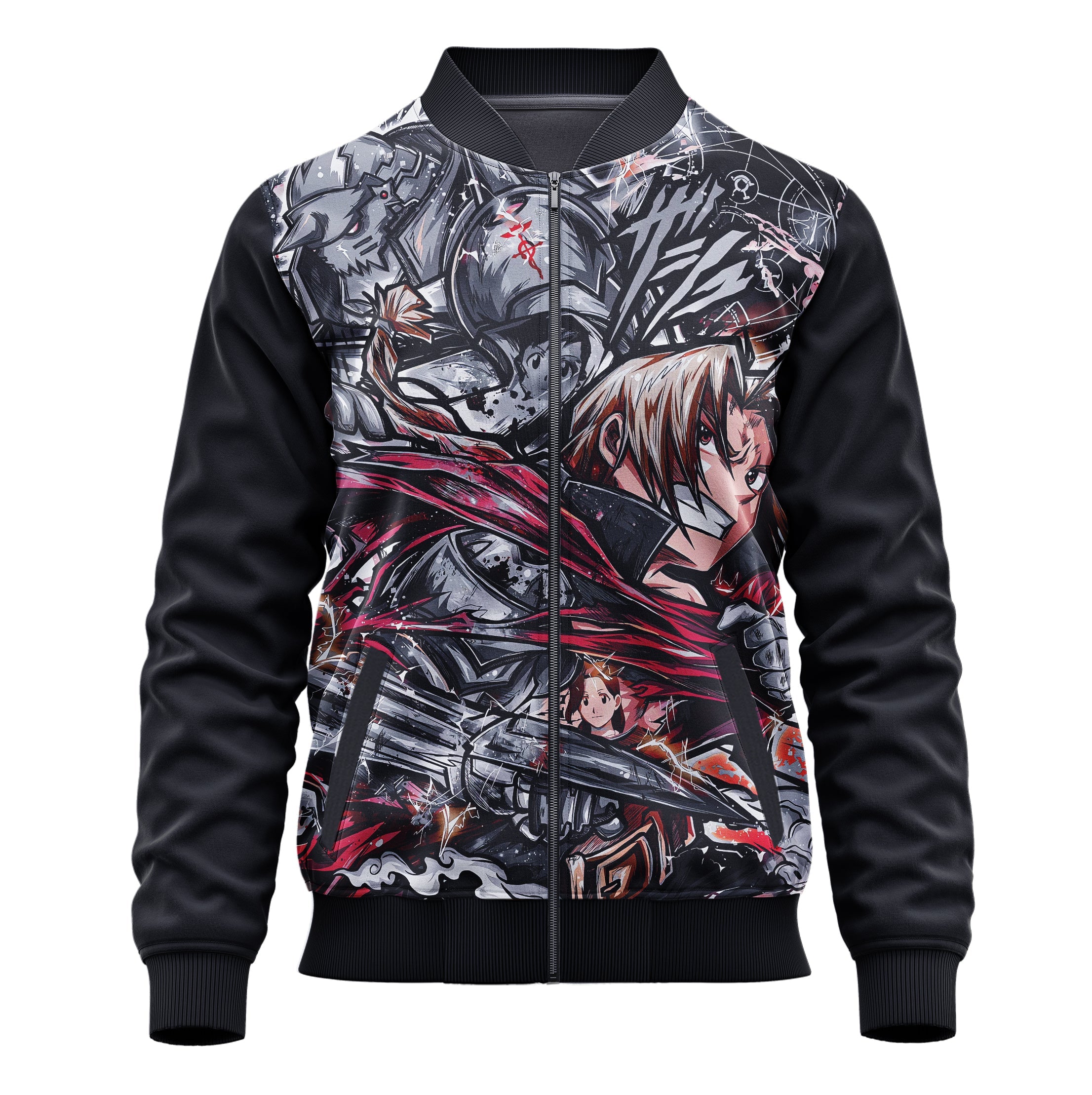 Edward Elric (Fullmetal Alchemist) 3D Print Jacket - Adult & Kids Unisex