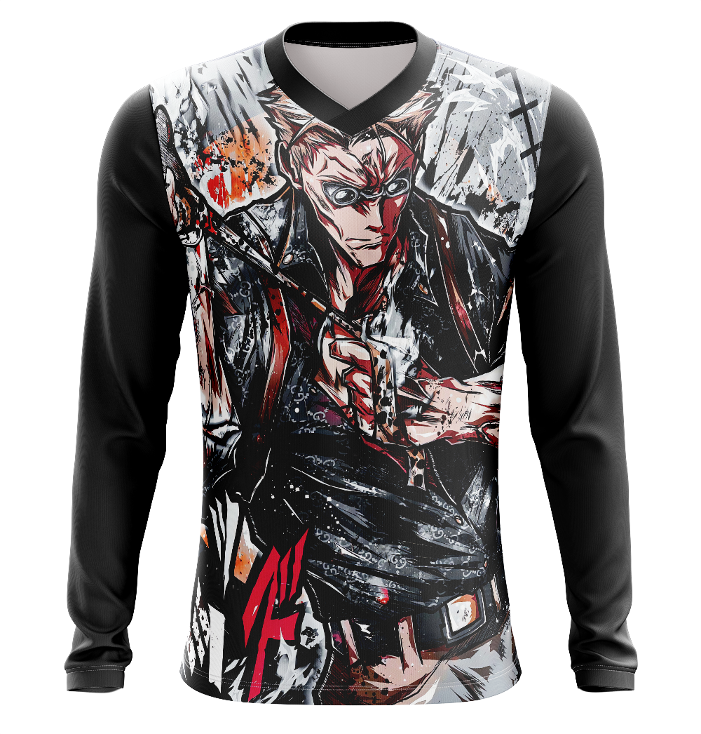 Kento Nanami Jujutsu Kaisen Short Sleeve Shirt - Anime Cosplay Dry Fit Shirt