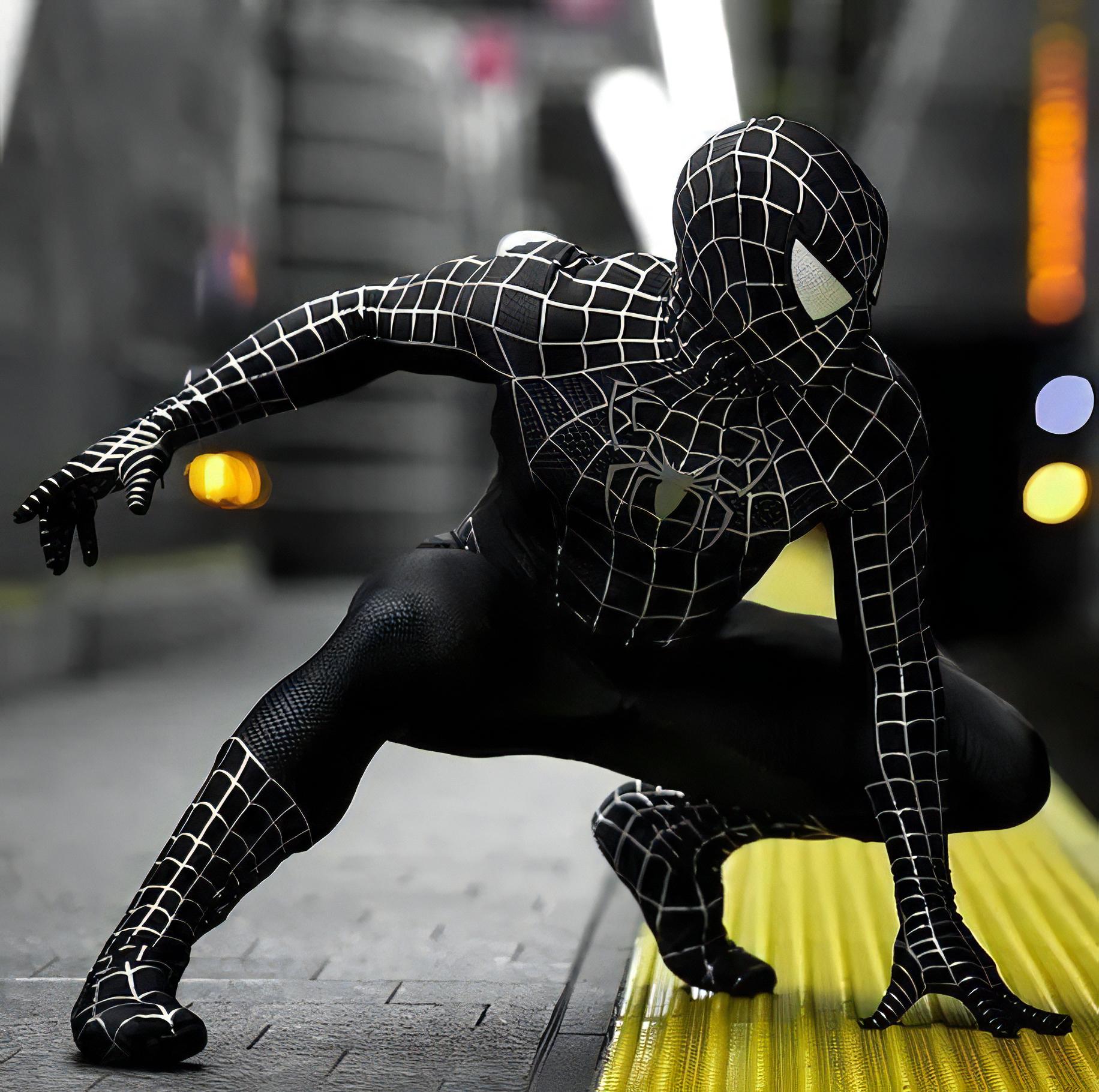 Venom Spider-Man Costume (Tobey Maguire) - Men's Adult Cosplay Suit