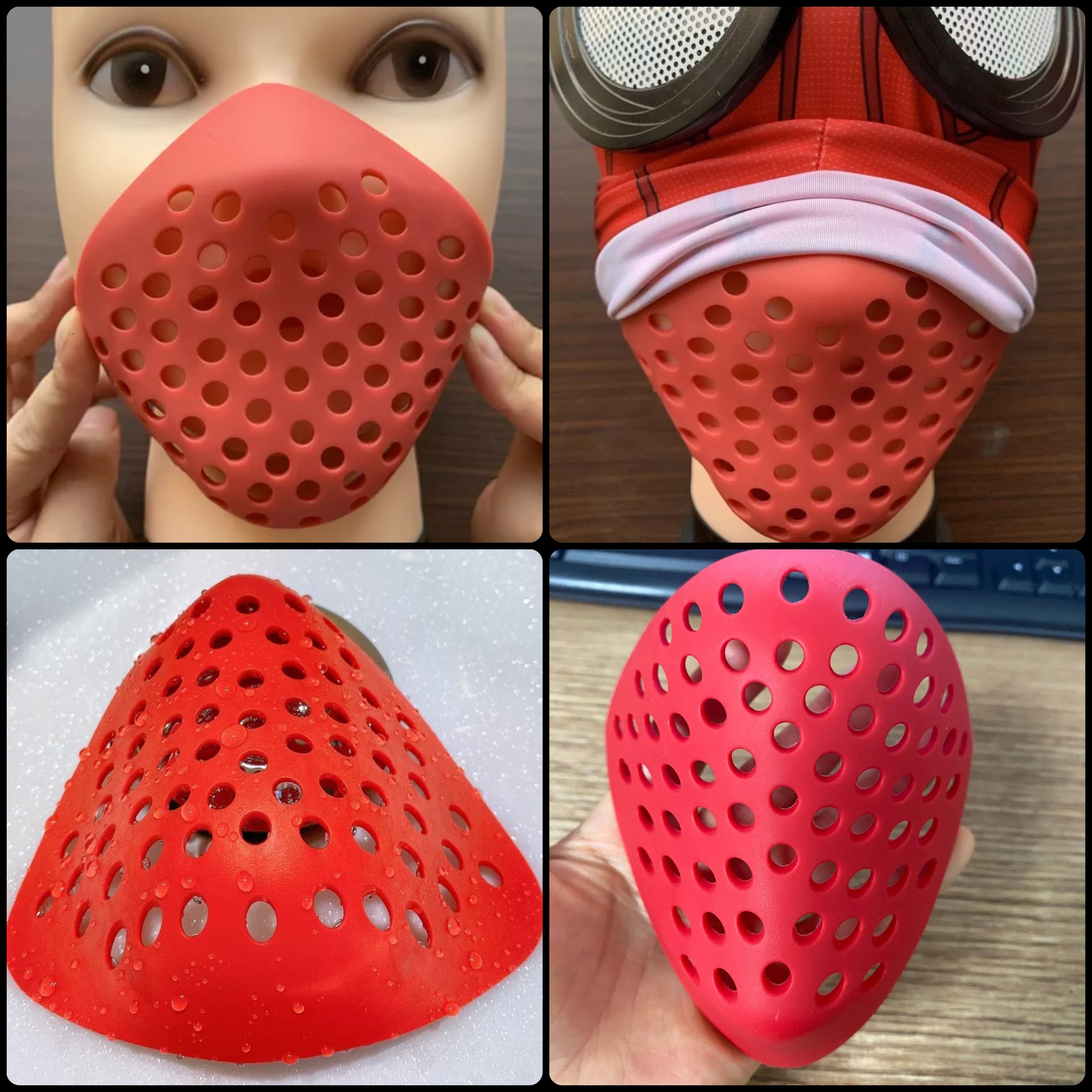 Spider-Man Face Shell - Flexible Silicone Cosplay Mask Liner