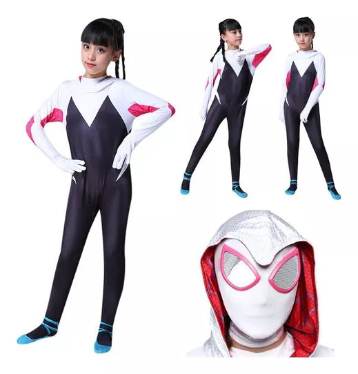 Spider-Gwen (Ghost-Spider) Costume - Kids Cosplay Suit