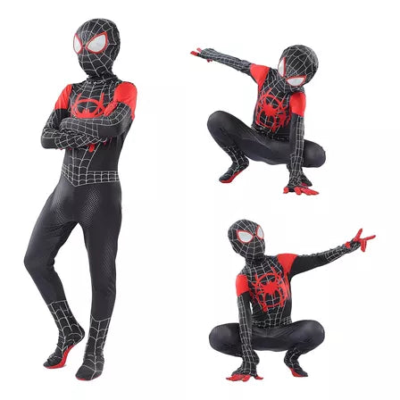 Miles Morales PS5 Spider-Verse Costume - Kids Cosplay Suit