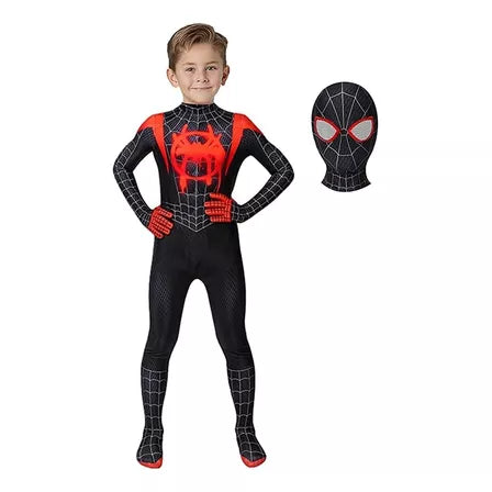 Miles Morales PS5 Spider-Verse Costume - Kids Cosplay Suit