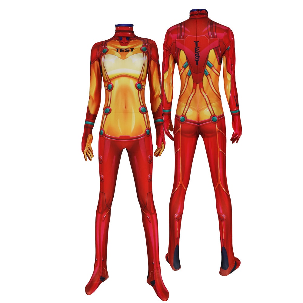Asuka Neon Genesis Evangelion Costume - Women's Cosplay Suit
