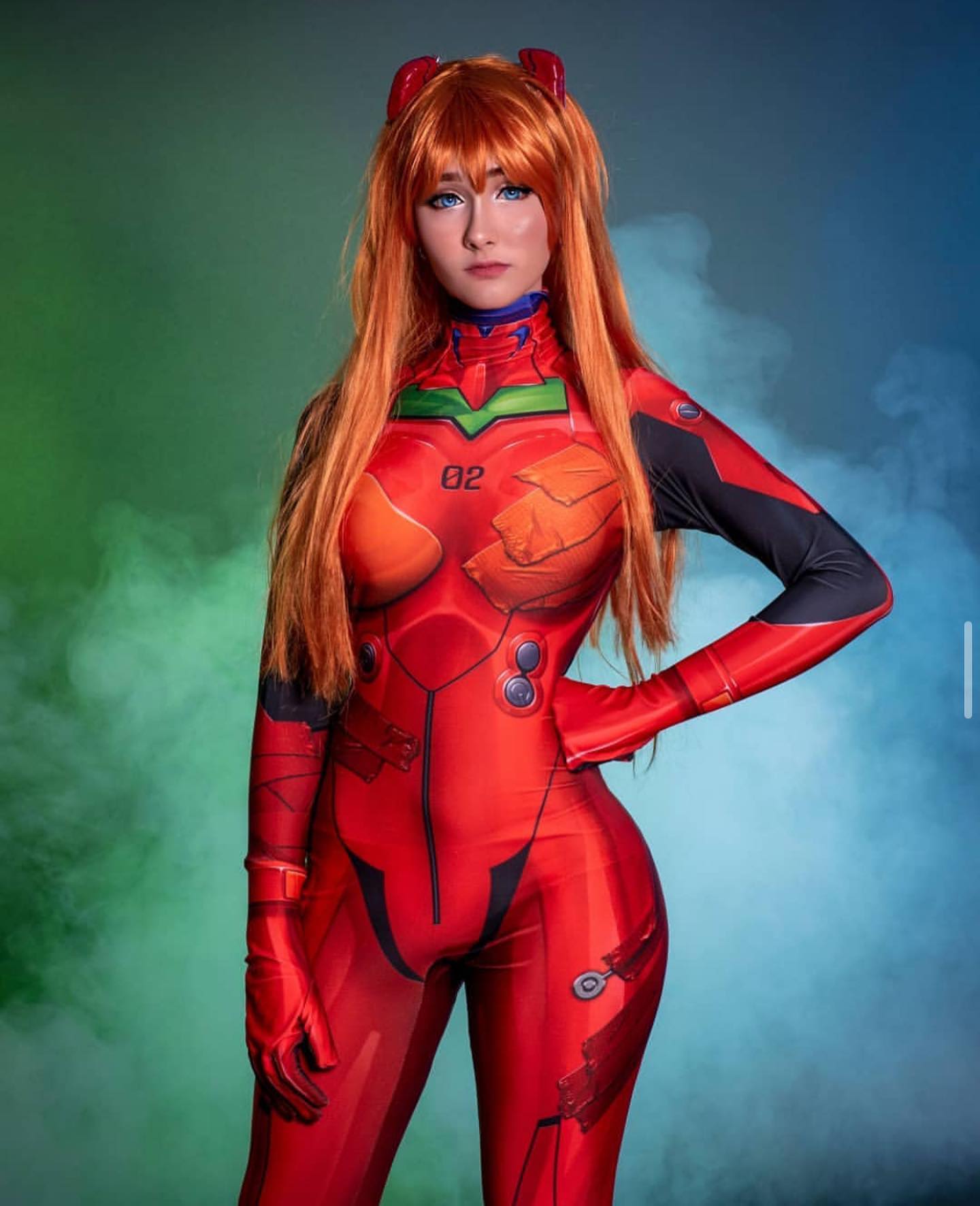 Asuka Neon Genesis Evangelion Costume - Women's Cosplay Suit