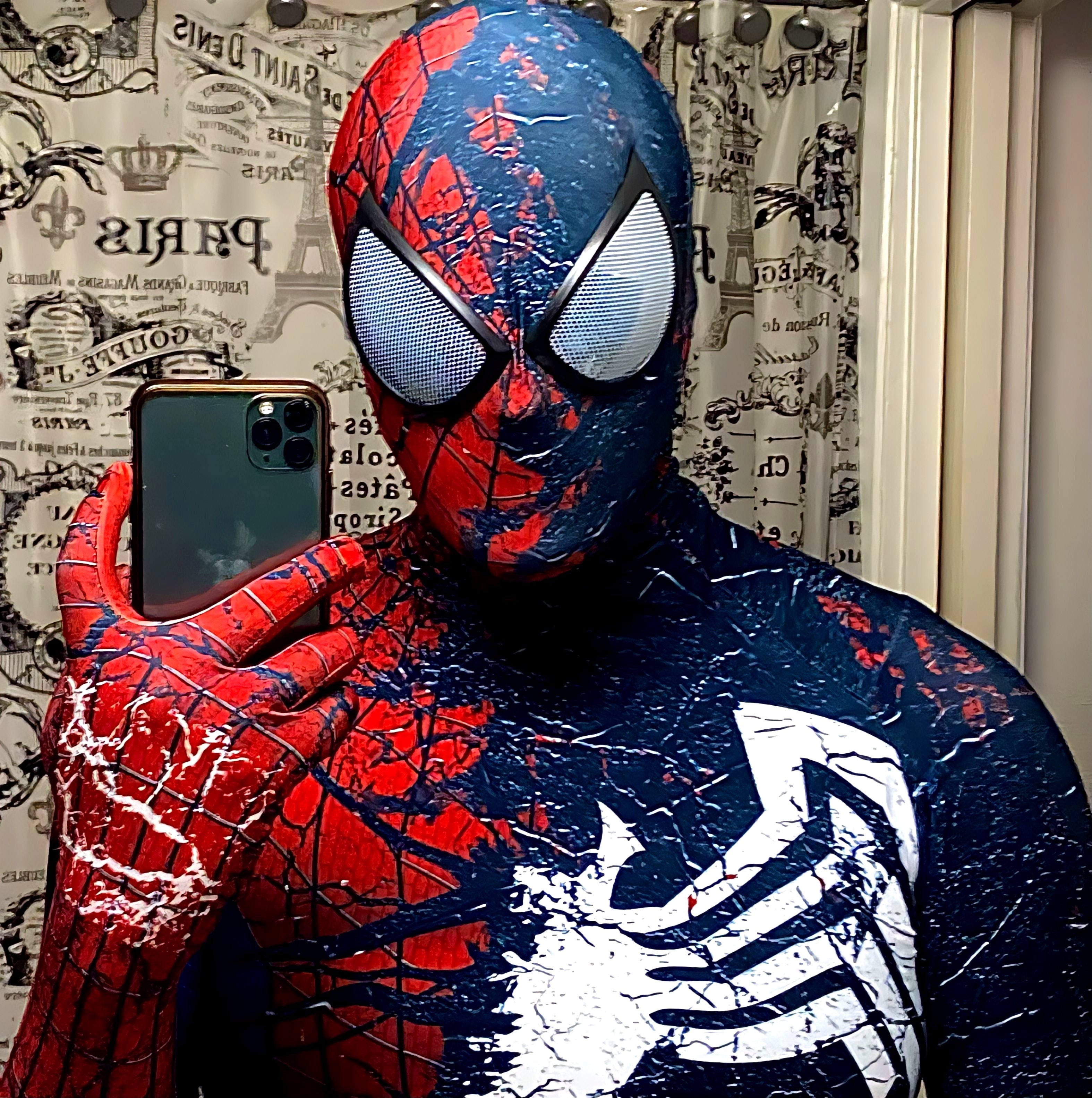Spider-Man / Venom Symbiosis Transformation Costume - Adult Premium Cosplay Suit
