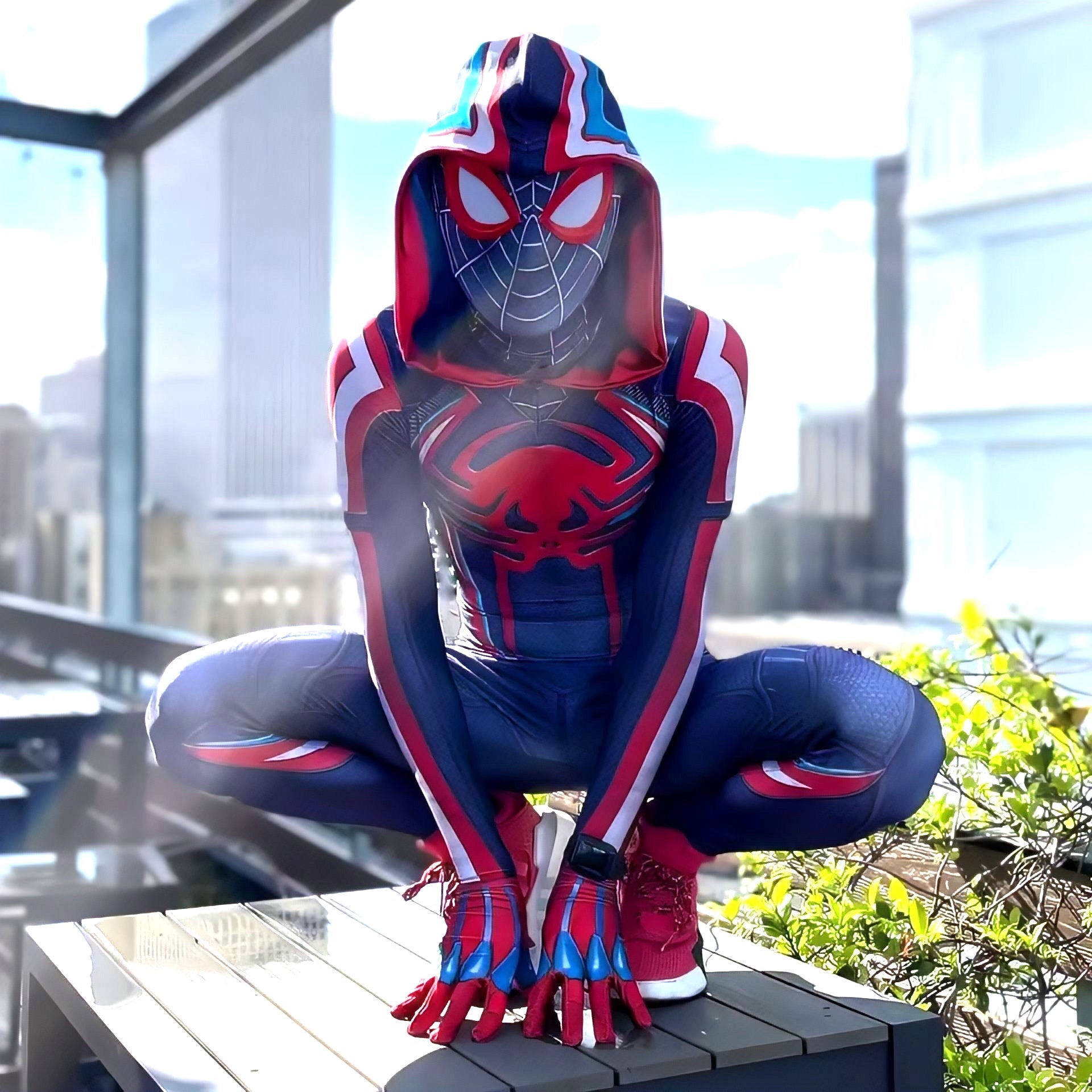 Miles Morales 2099 Spider-Man Costume - Adult Premium Cosplay Suit