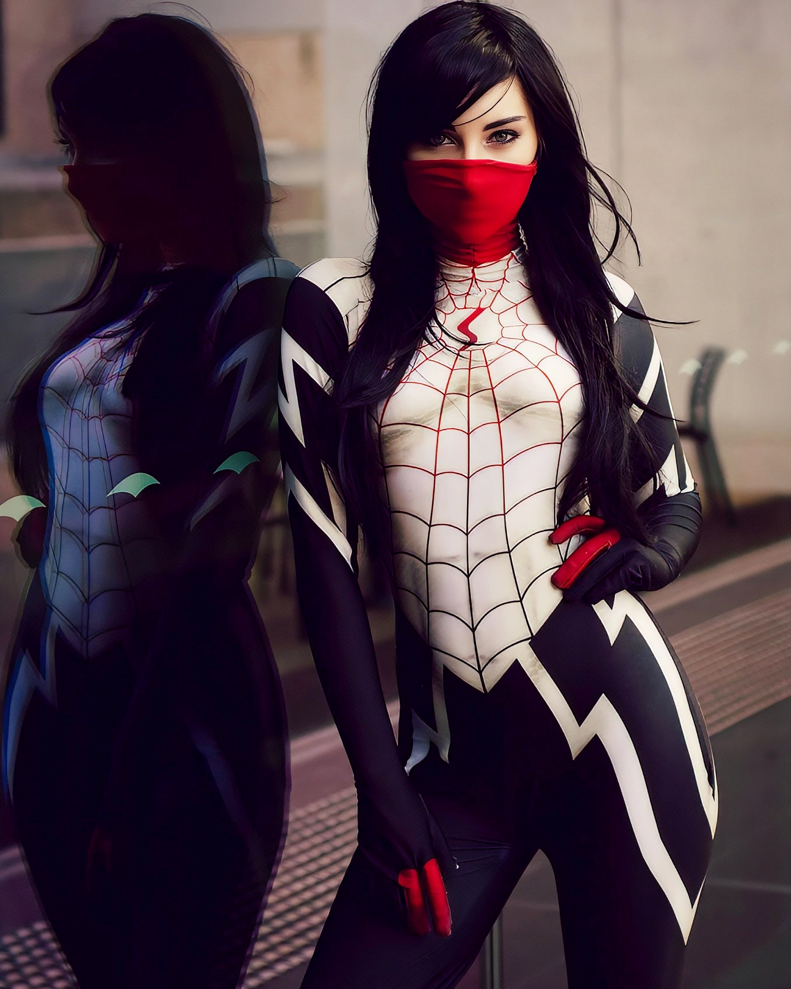 Silk (Cindy Moon) Costume - Women's Premium Cosplay Suit