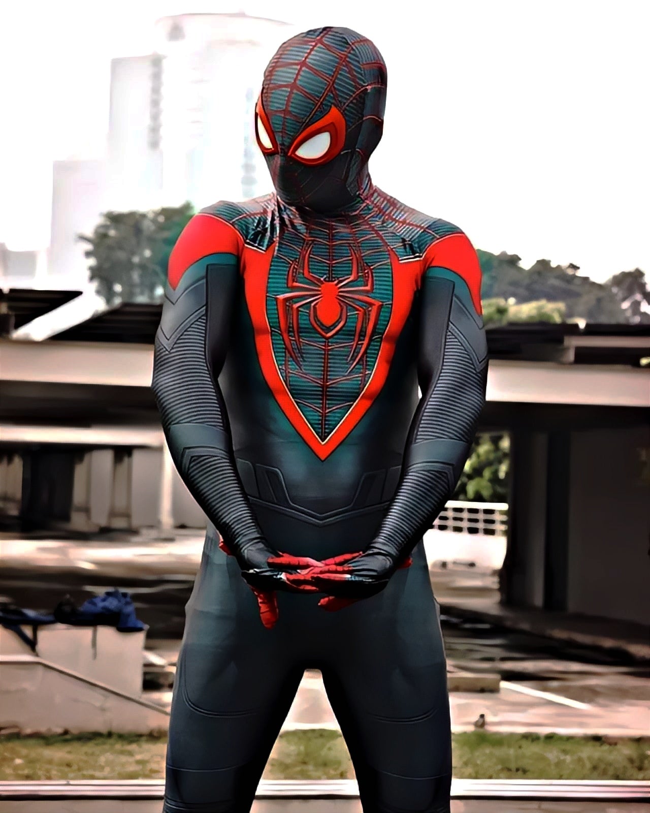 Miles Morales Ultimate Spider-Man Costume - Adult Premium Cosplay Suit