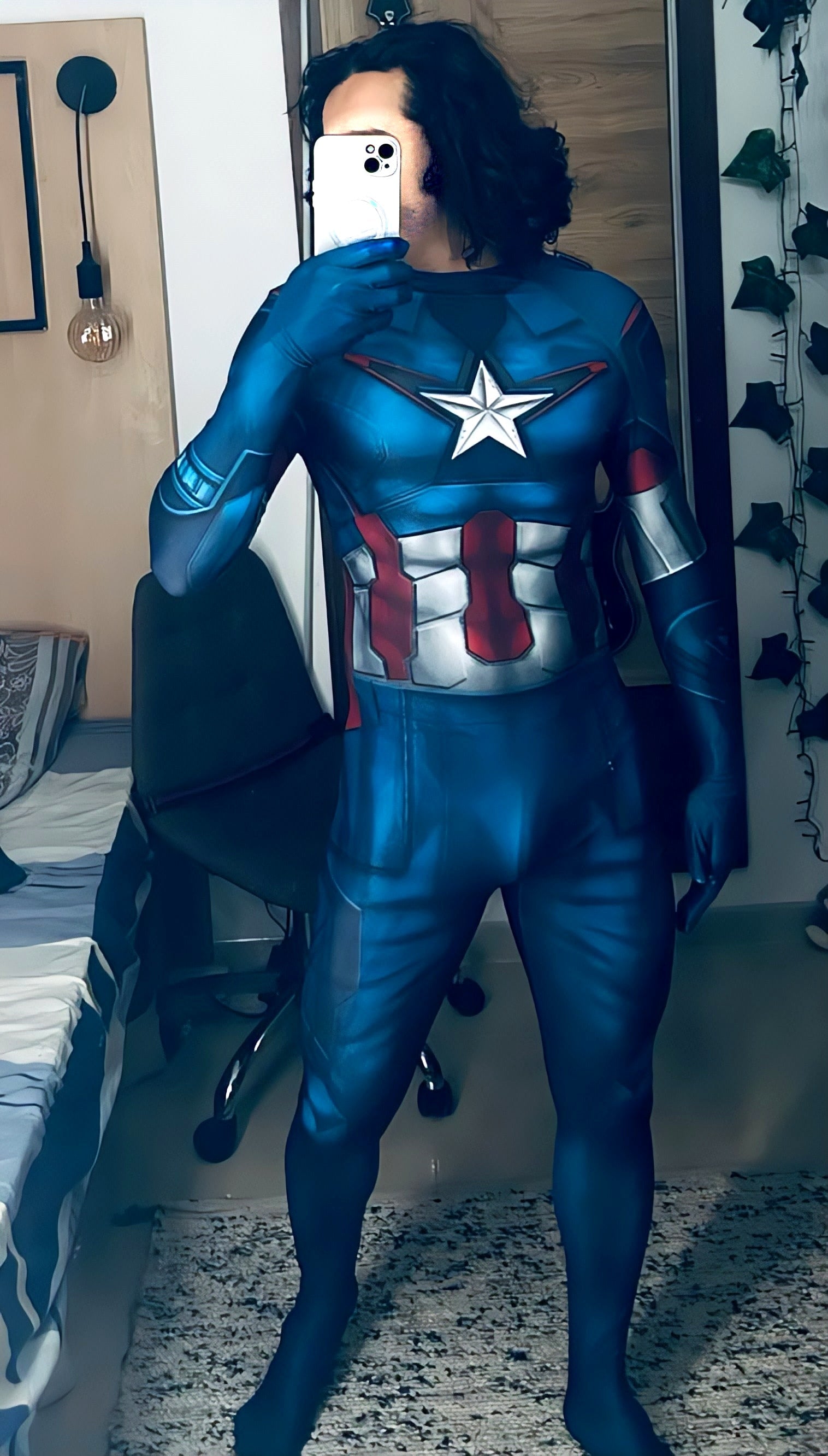 Captain America Avengers Costume - Adult Premium Cosplay Suit