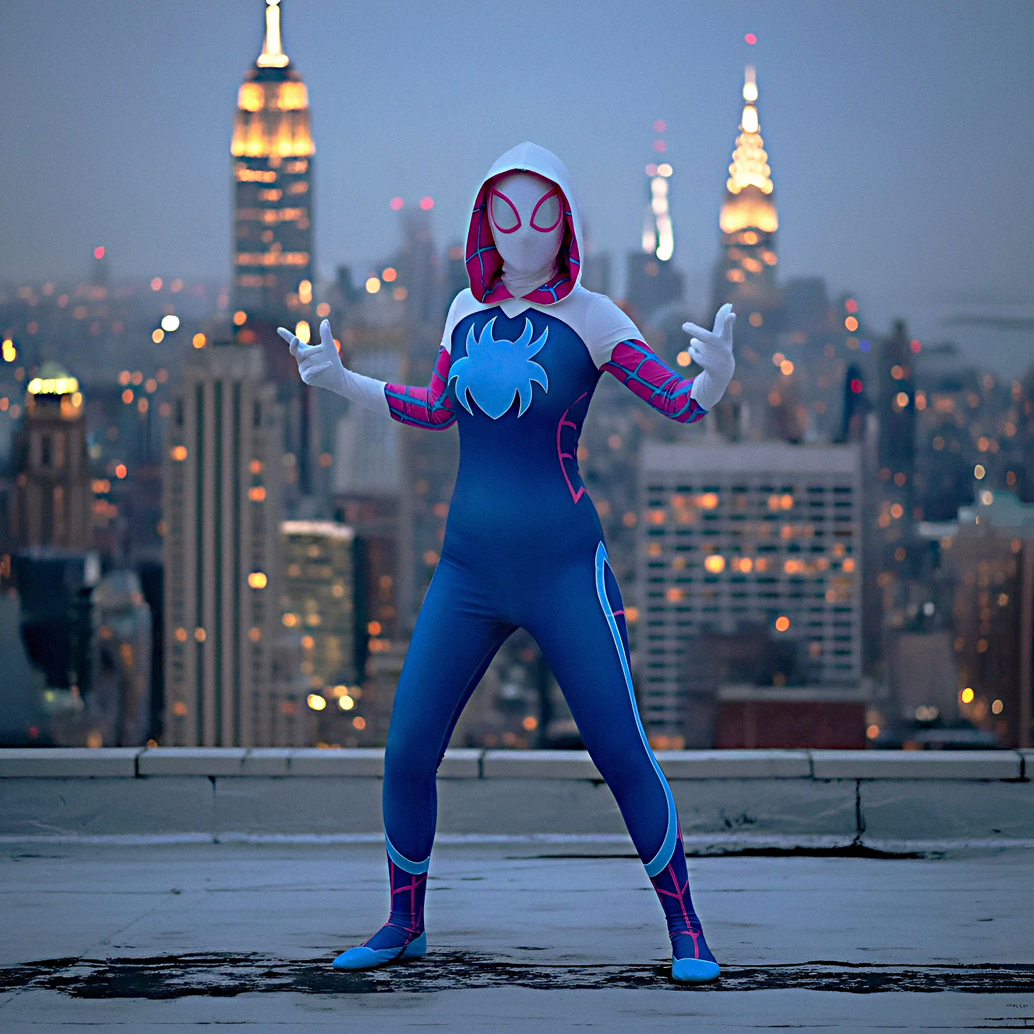 Spider-Gwen Costume - Women's Premium Cosplay Suit