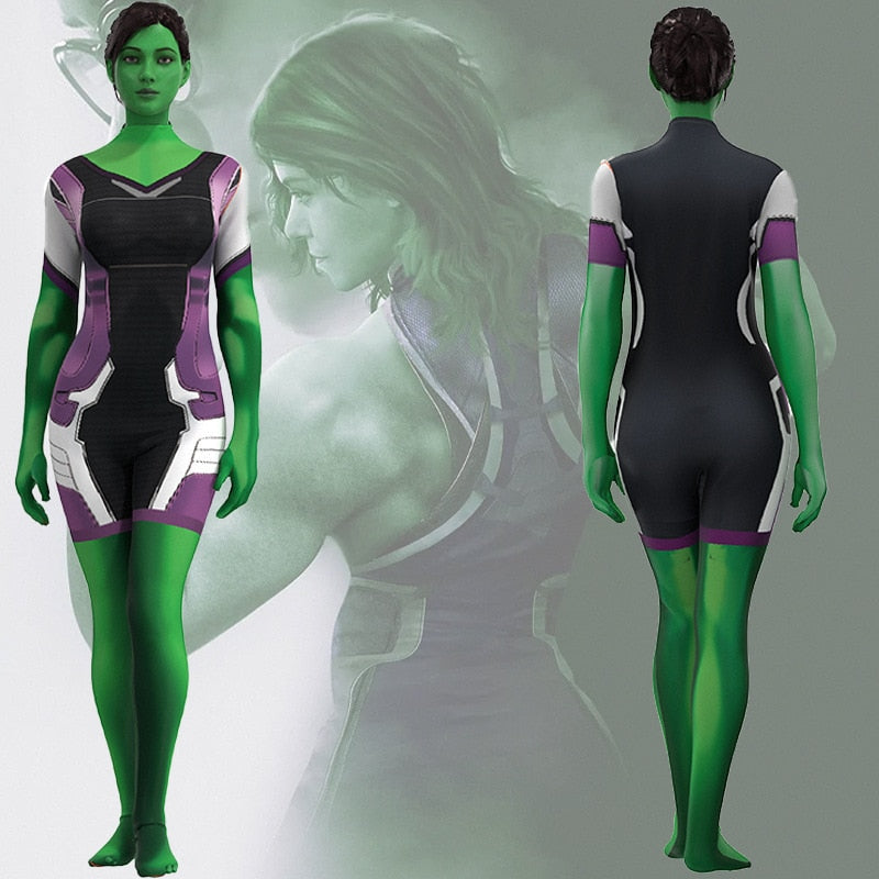 She-Hulk Costume - Women's Premium Cosplay Suit