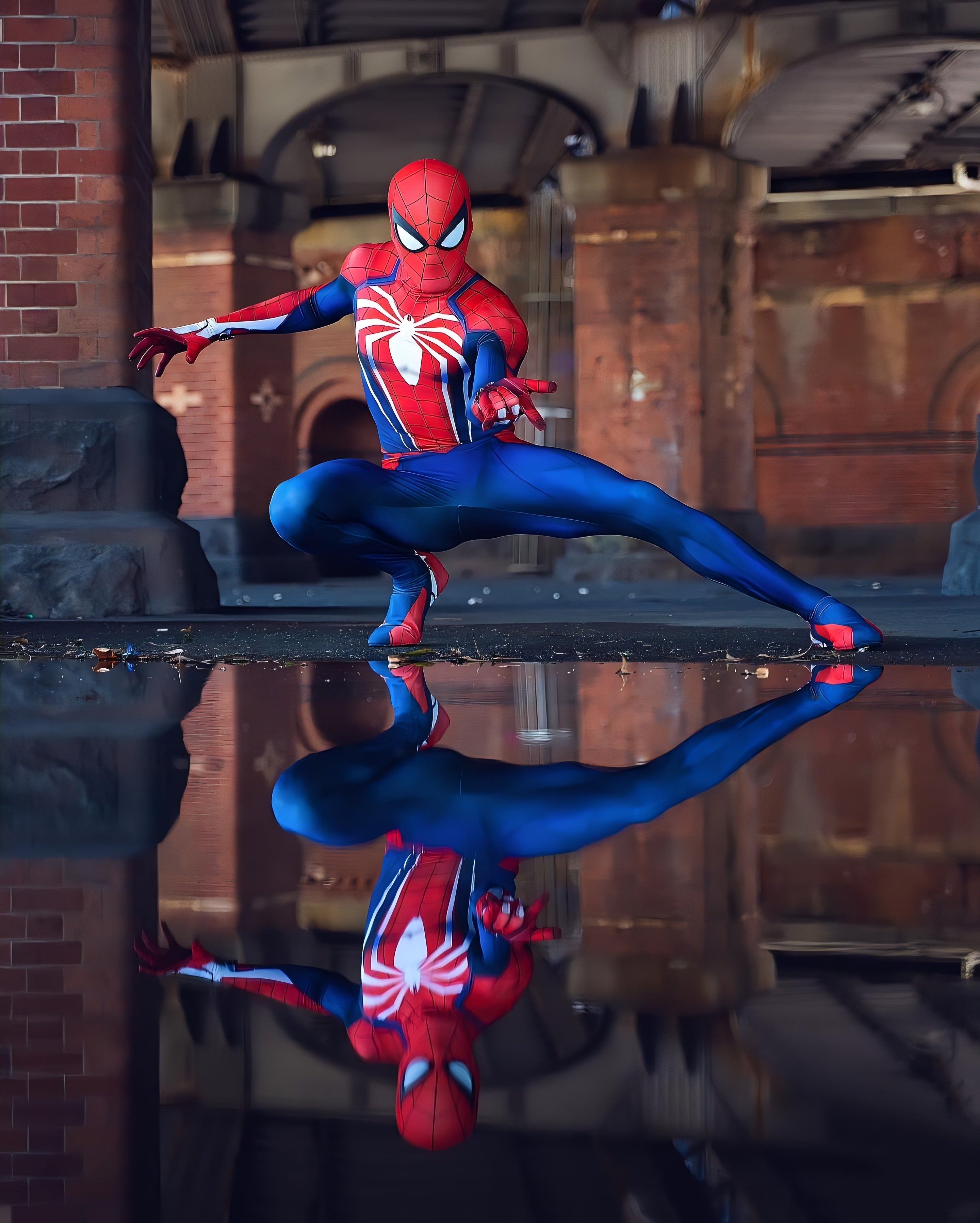 Spider-Man PS4/PS5 Game Suit Costume - Adult Premium Cosplay